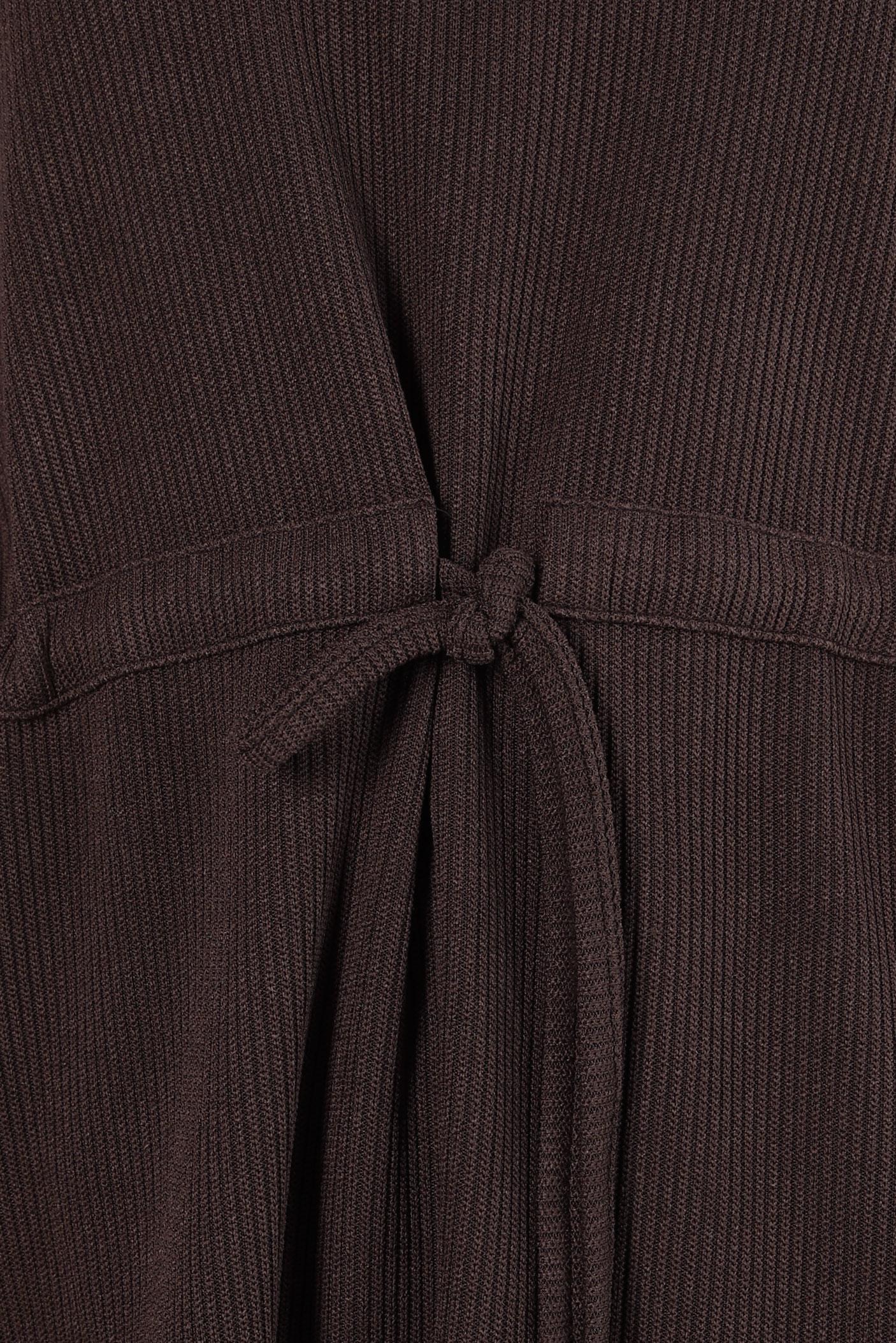 Tesettür giyim KAHVE KAPÜŞONLU PANTOLONLU TAKIM 44264