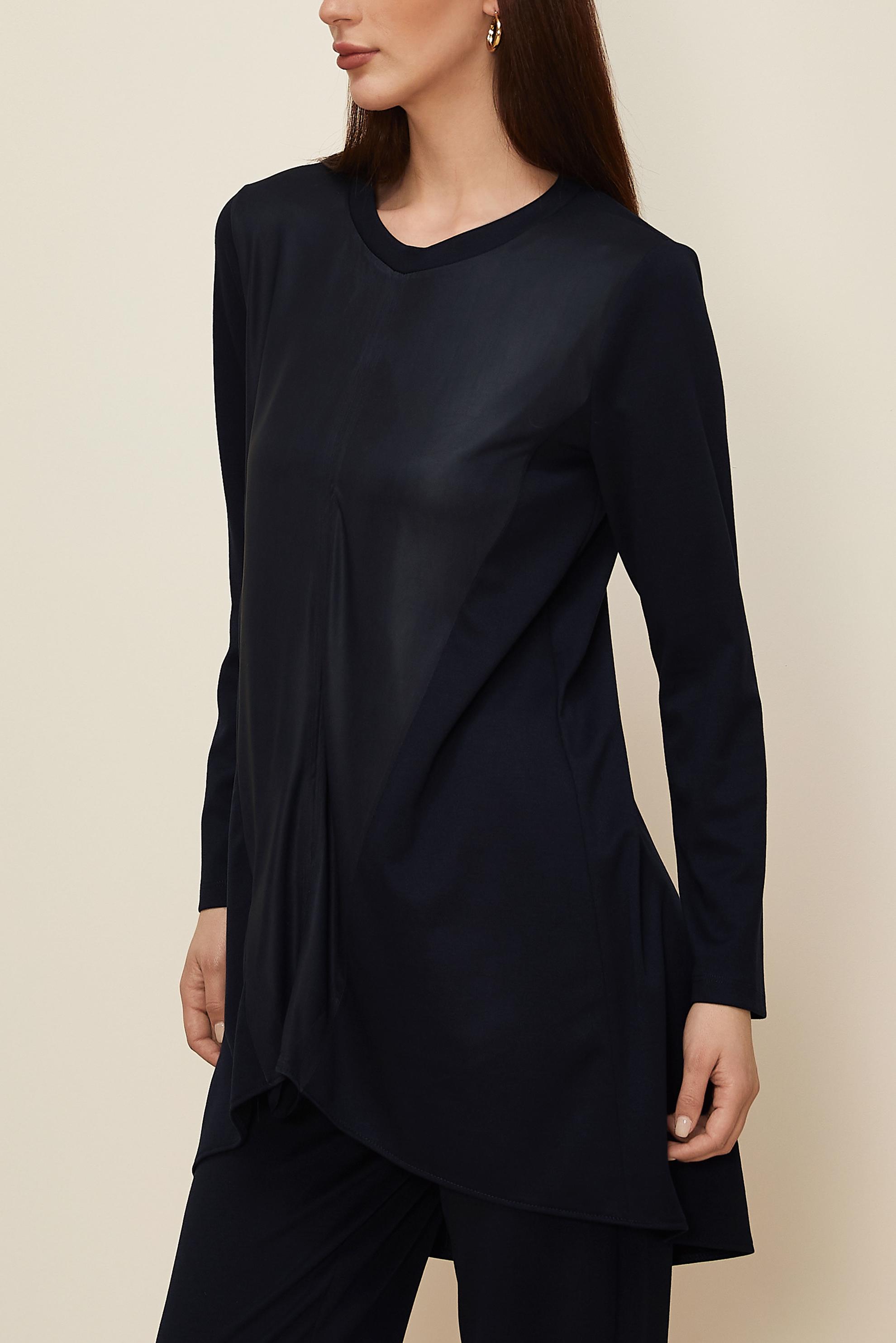 Vêtements hijab BLEU MARINE ENSEMBLE PANTALON RAS DU COU 44288