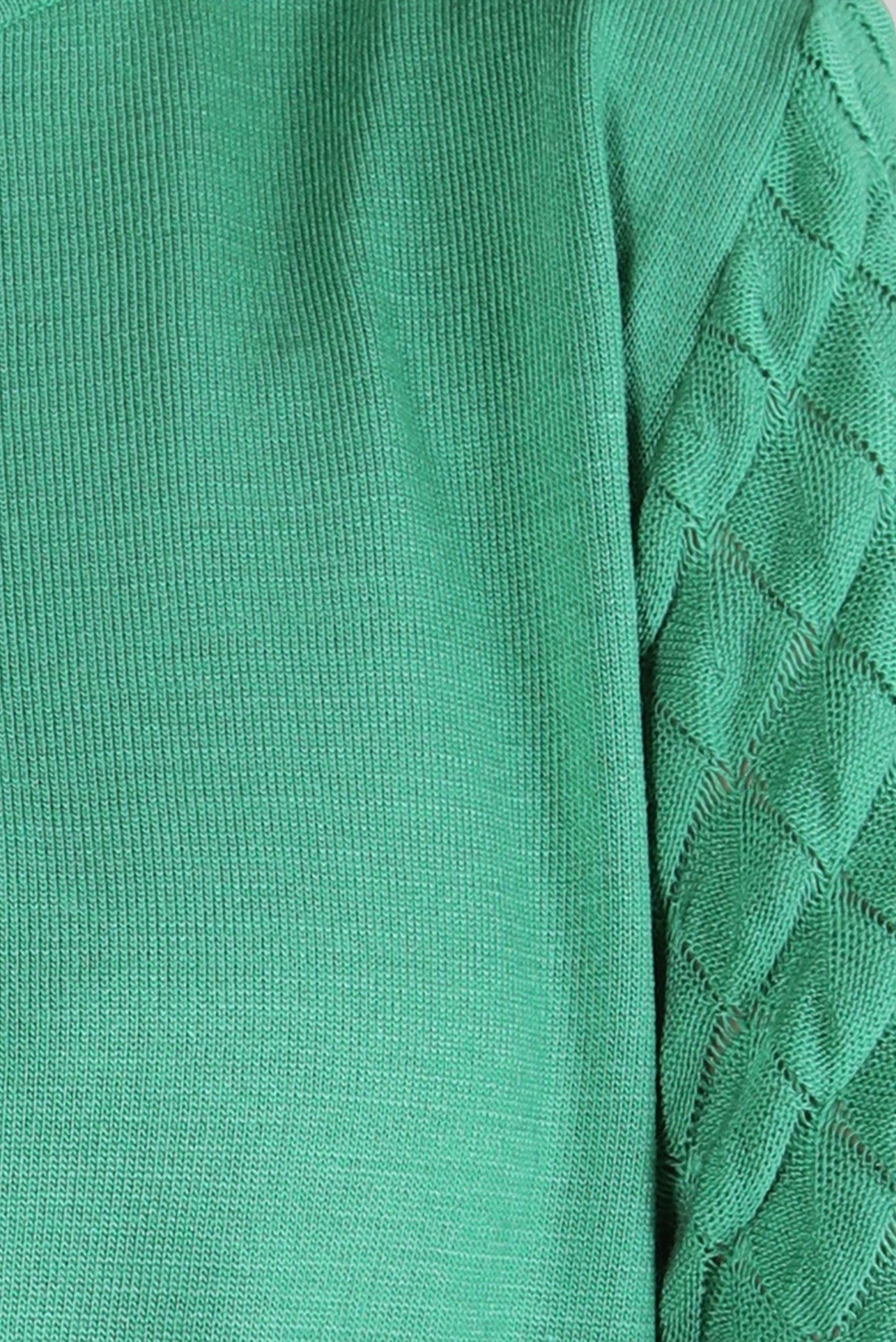 Tesettür giyim YEŞİL BOĞAZLI YAKA TRİKO TUNİK 44006