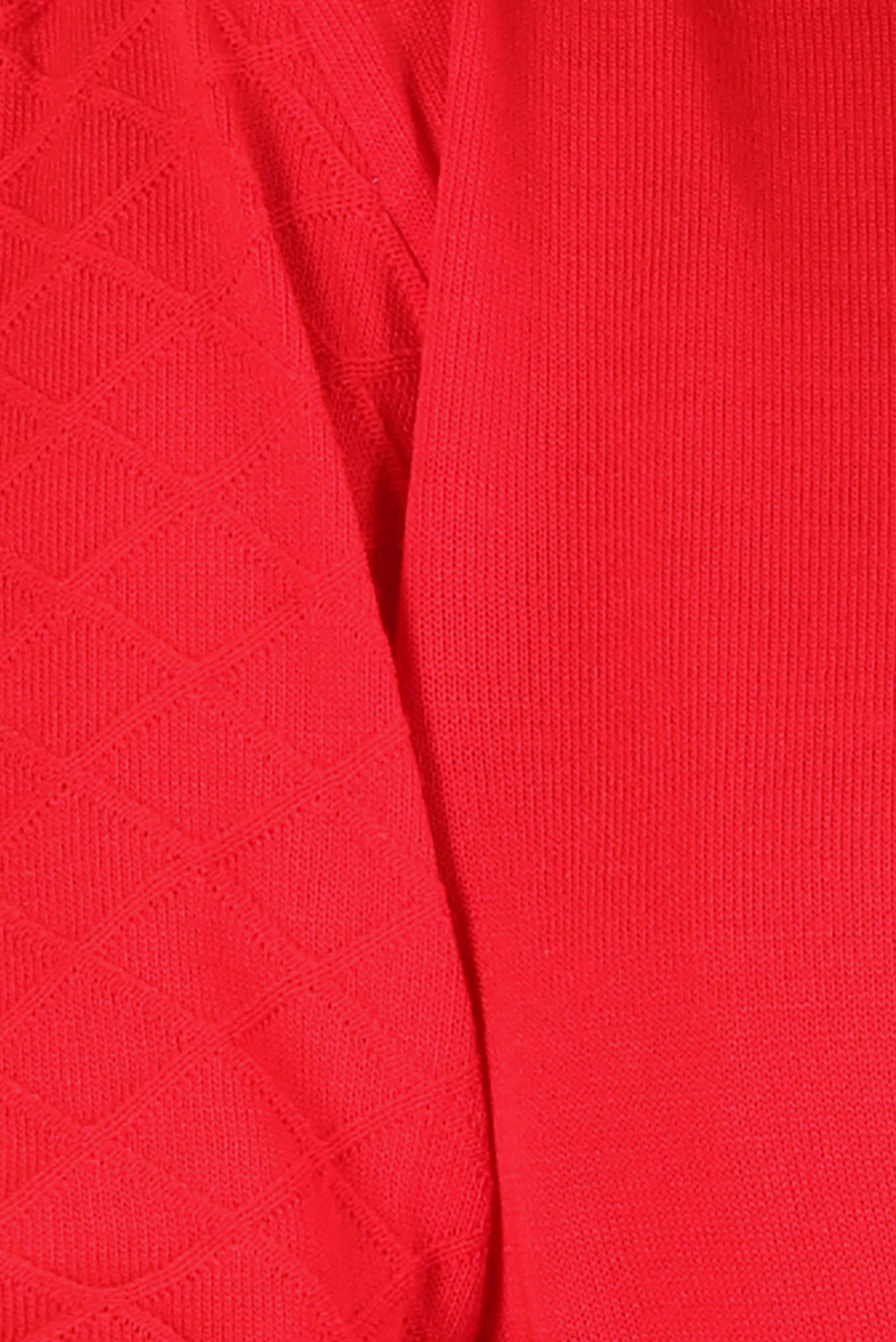 Tesettür giyim KIRMIZI TRİKO TUNİK 44008