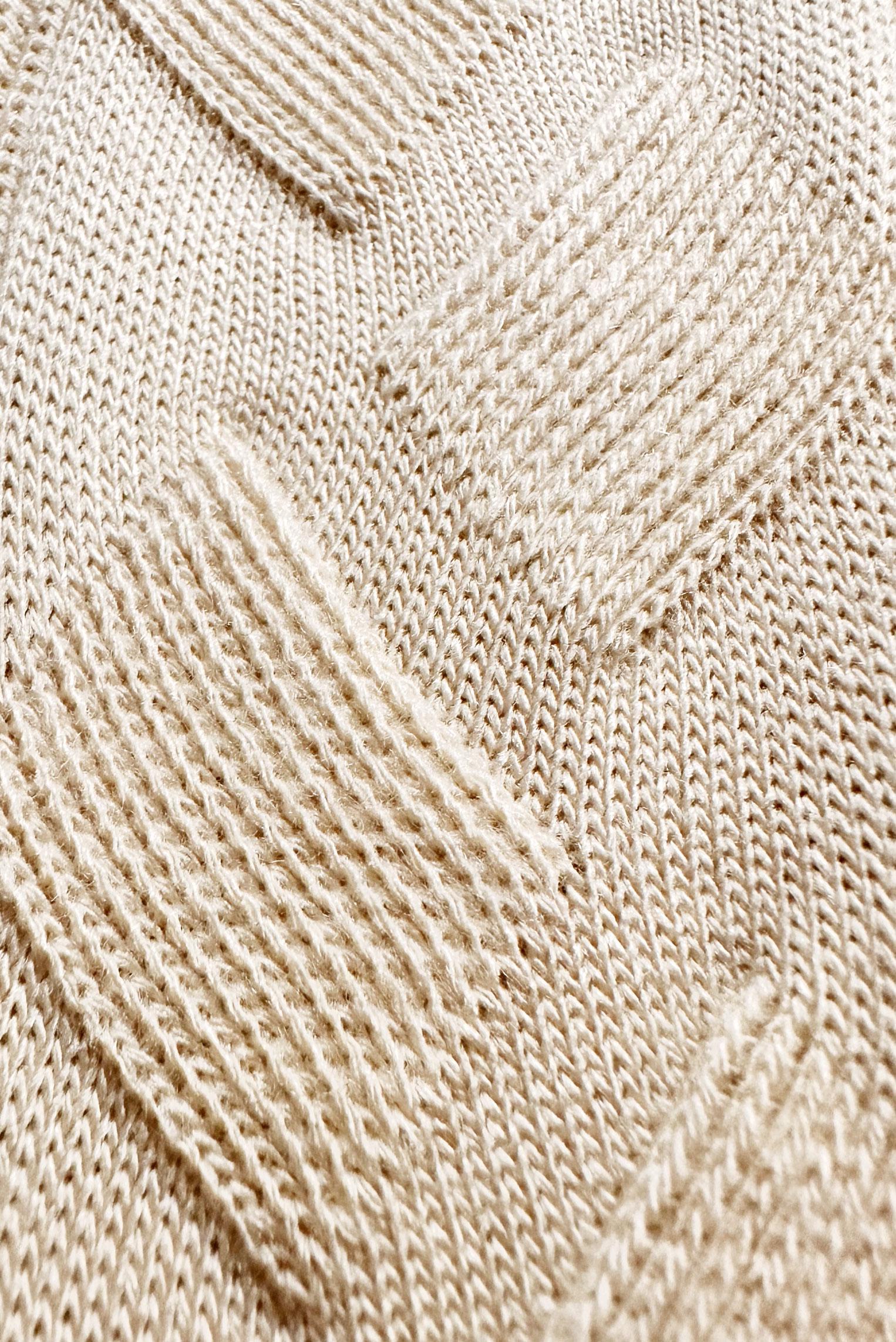 Tesettür giyim BEJ BOĞAZLI YAKA TRİKO TUNİK 44019