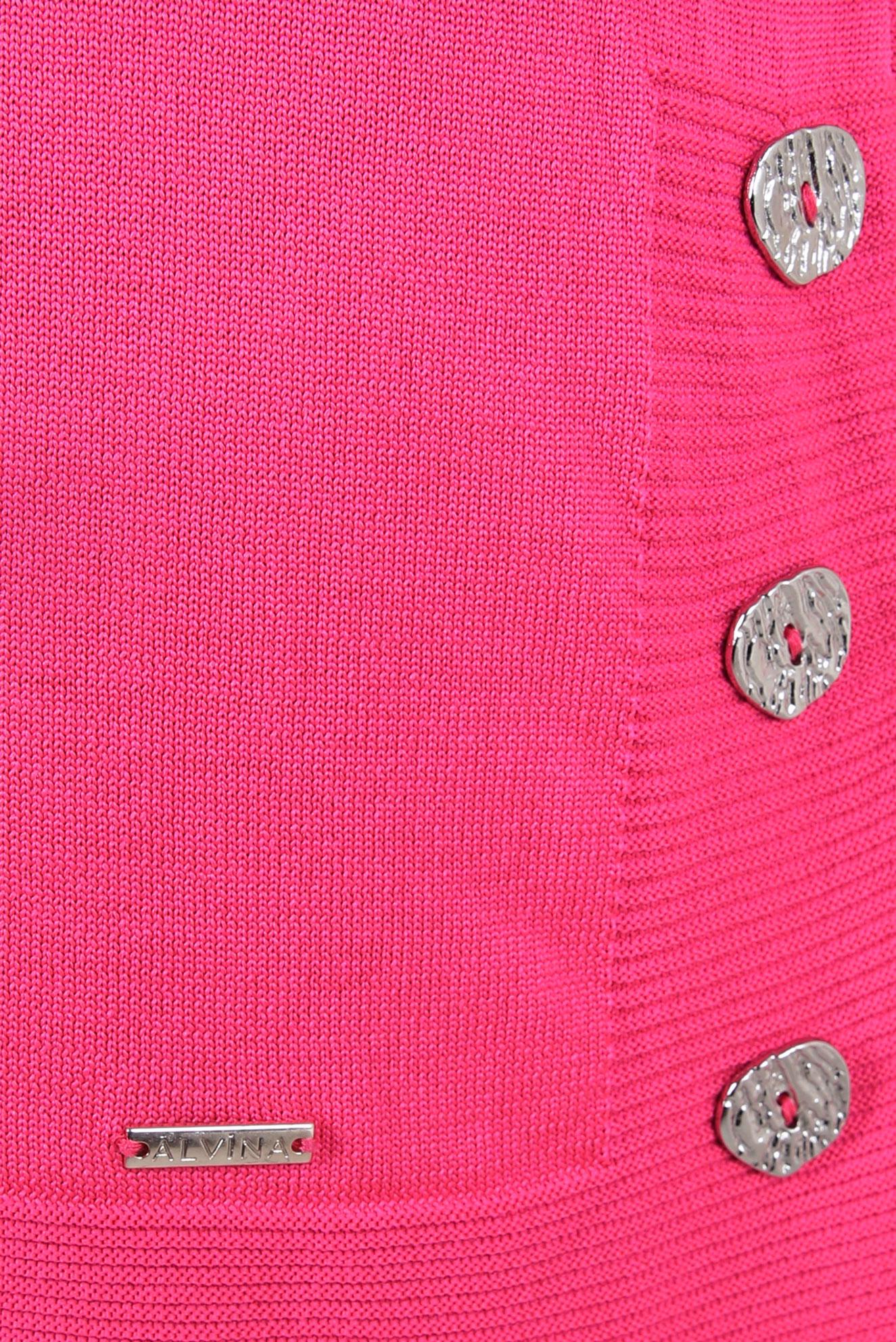 Tesettür giyim FUŞYA BOĞAZLI TRİKO TUNİK 44055