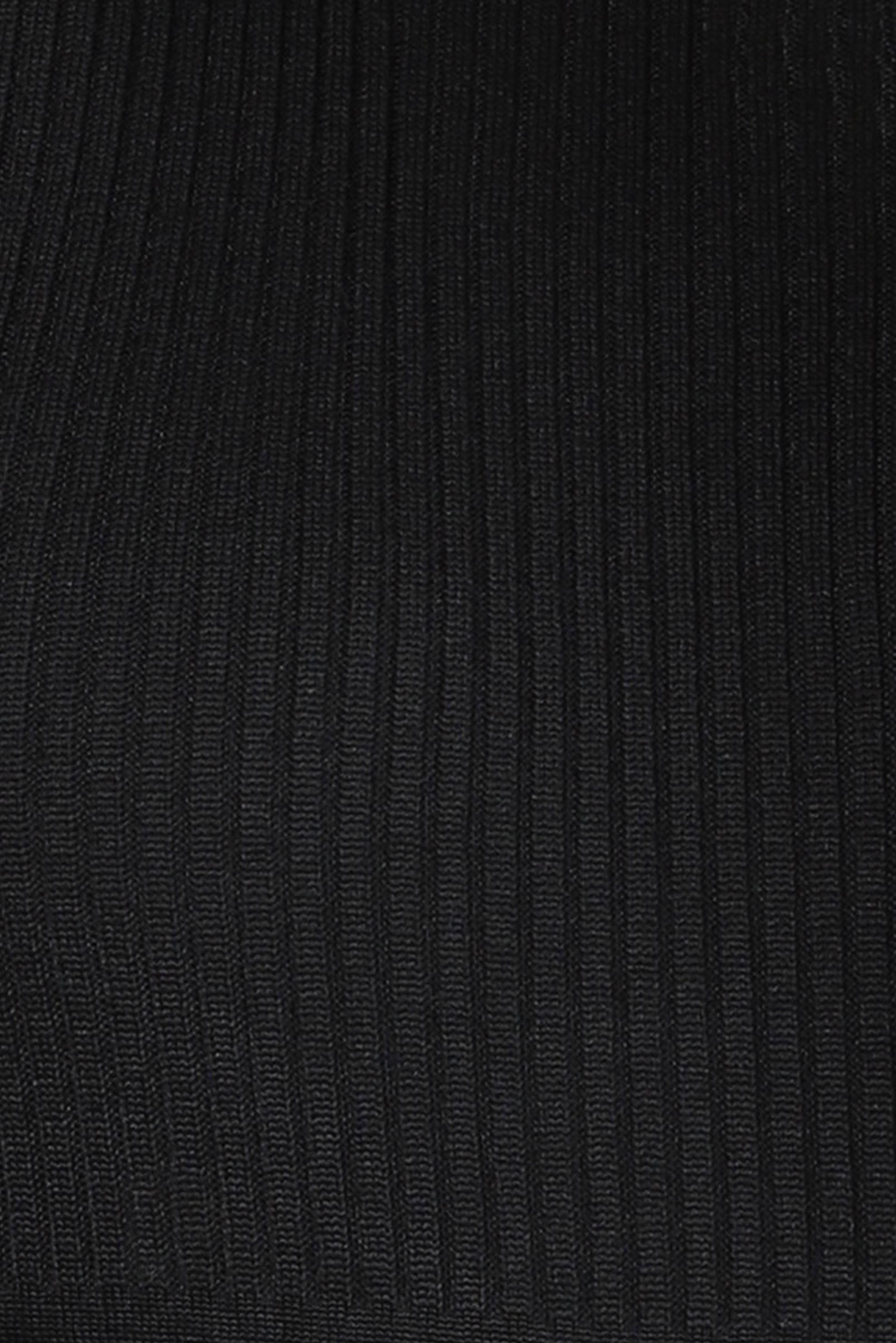 Tesettür giyim SİYAH BOĞAZLI YAKA TRİKO TUNİK 44056