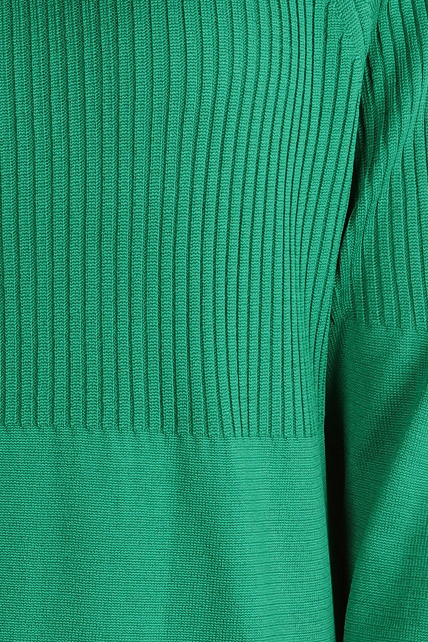 Tesettür giyim YEŞİL BOĞAZLI YAKA TRİKO TUNİK 44056