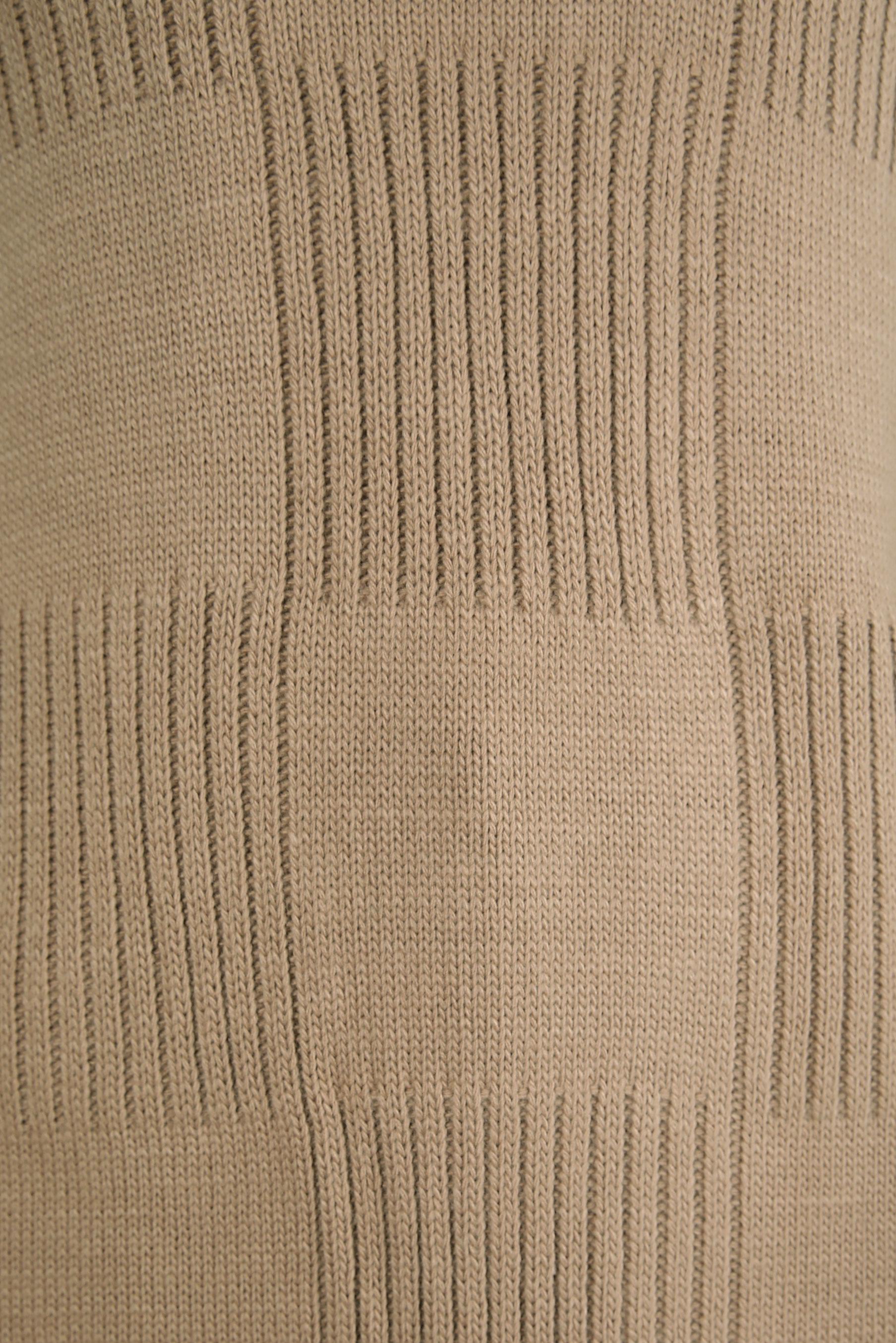 Tesettür giyim KAHVE BOĞAZLI YAKA TRİKO TUNİK 44063