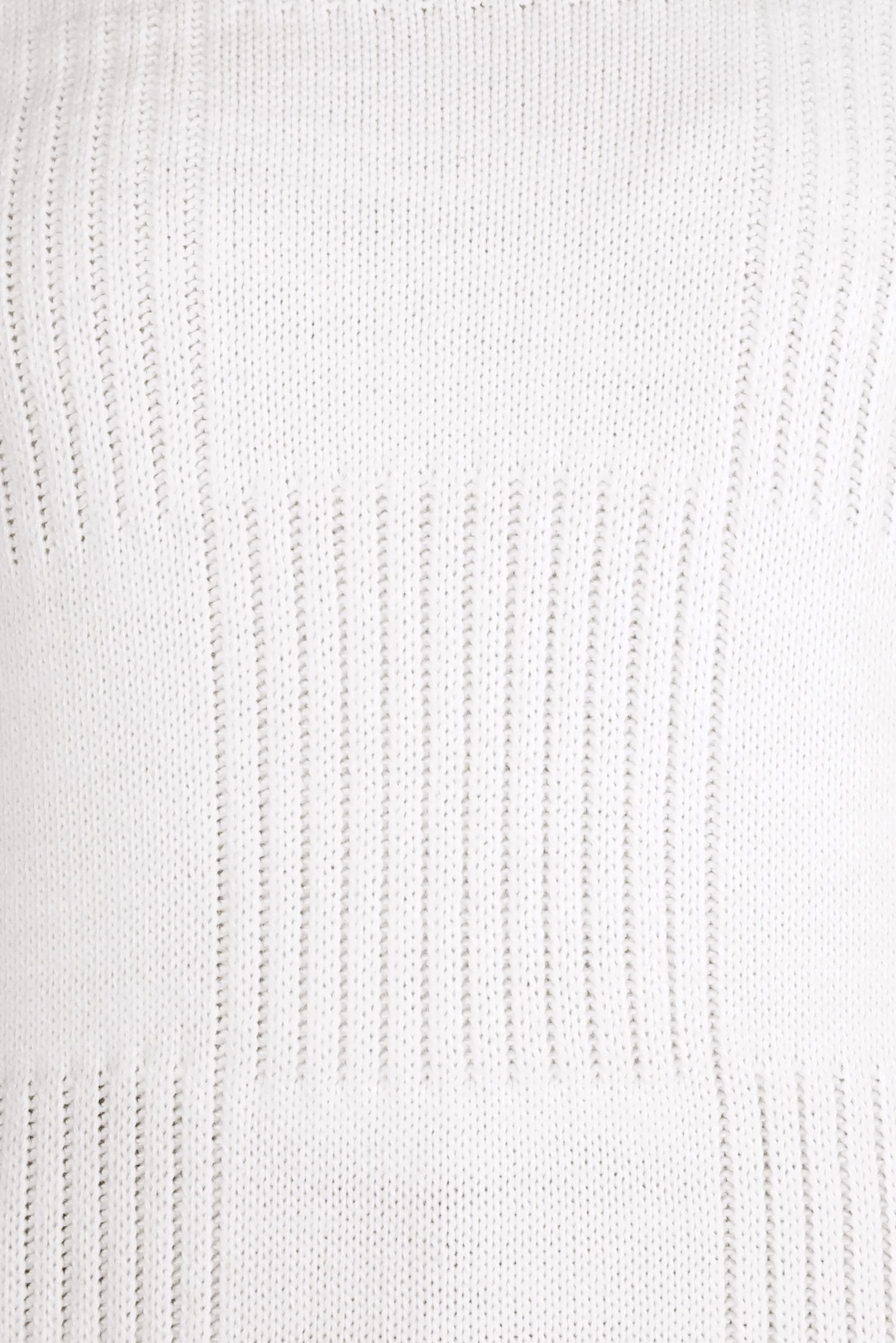 Tesettür giyim BEYAZ BOĞAZLI YAKA TRİKO TUNİK 44063