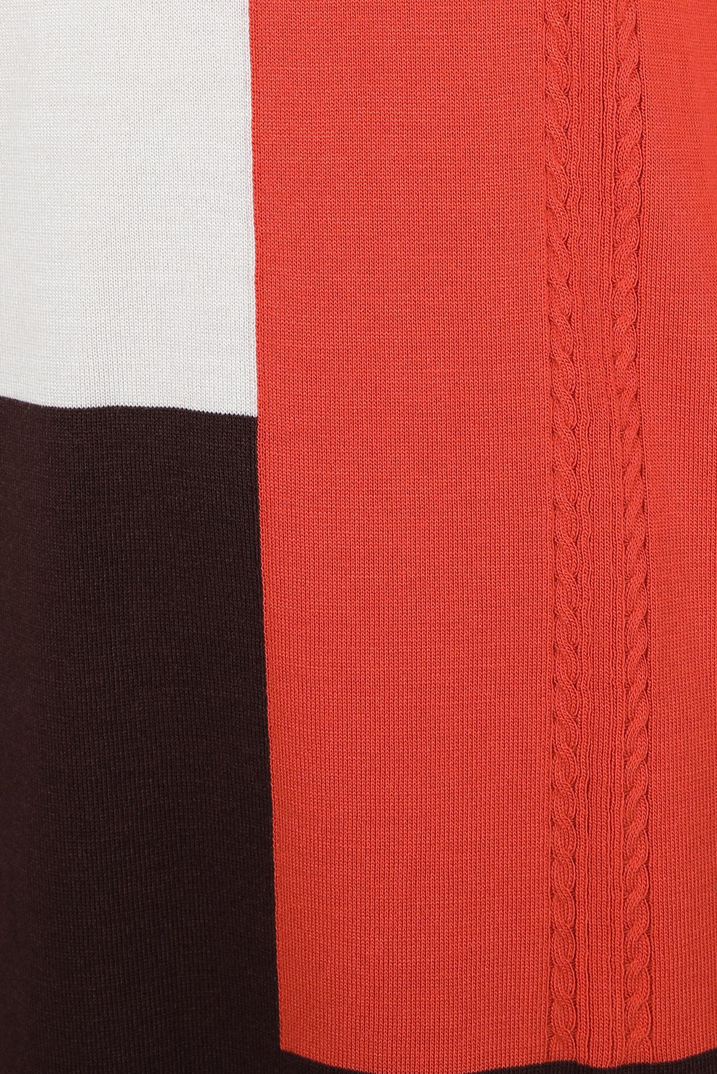 Tesettür giyim KAHVE RENK BLOKLU TRİKO TUNİK 44067