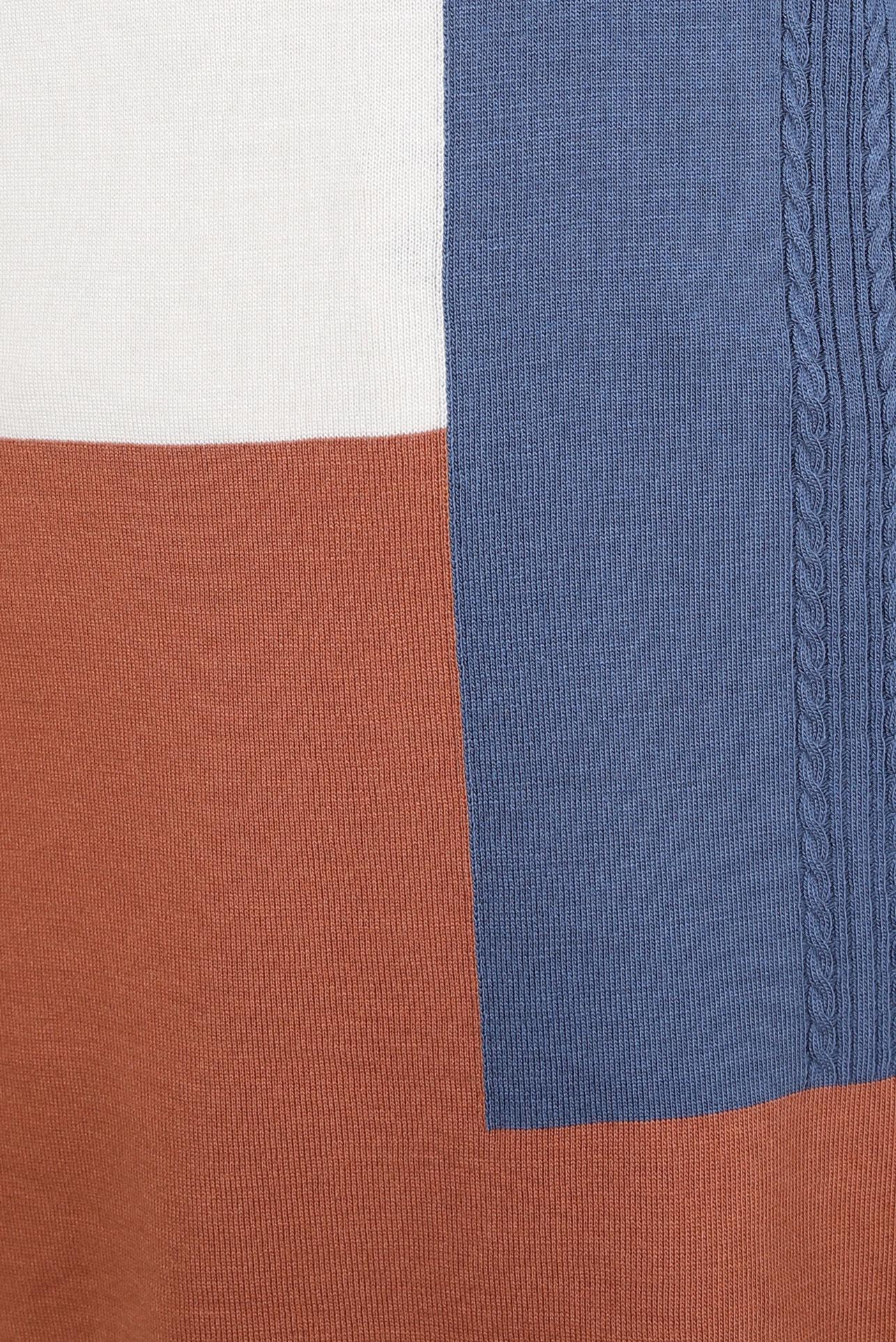 Hijab clothing ORANGE COLORED KNITWEAR TUNIC 44067