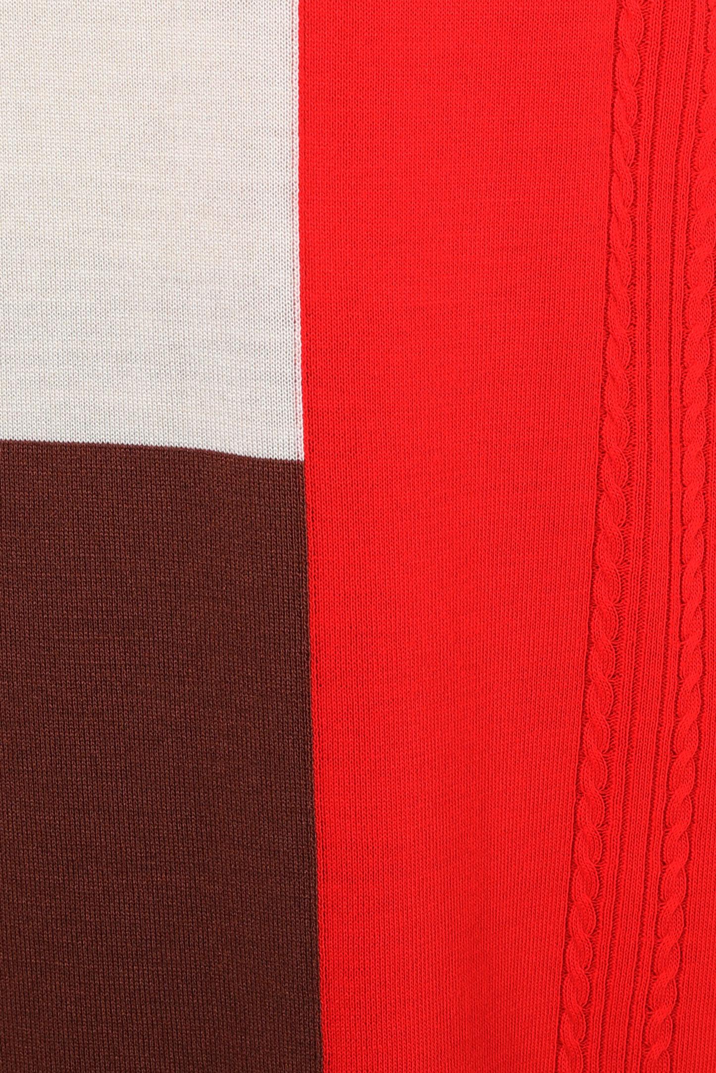 Hijab clothing BROWN COLORED KNITWEAR TUNIC 44067