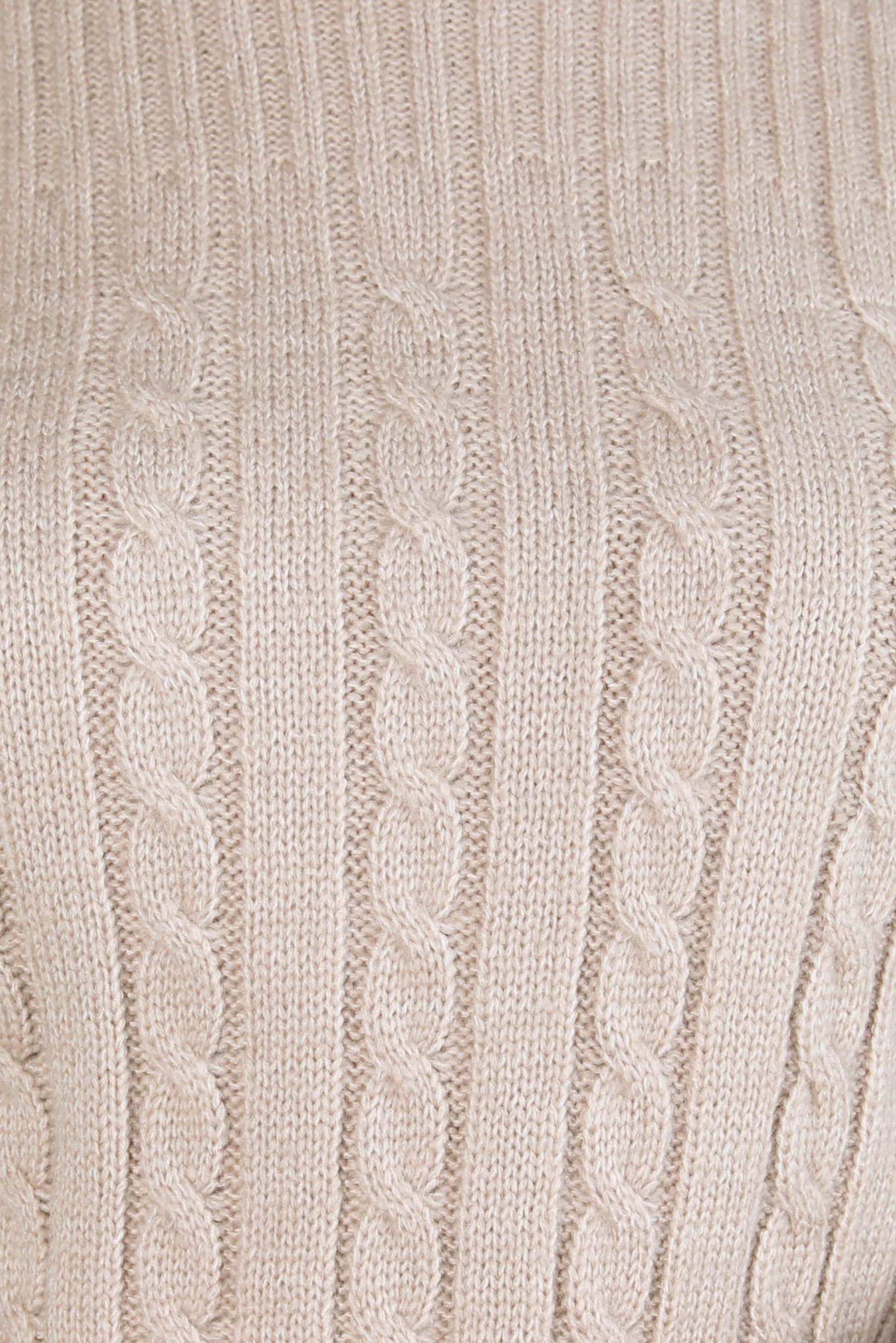 Tesettür giyim BEJ BOĞAZLI YAKA TRİKO KAZAK 44069