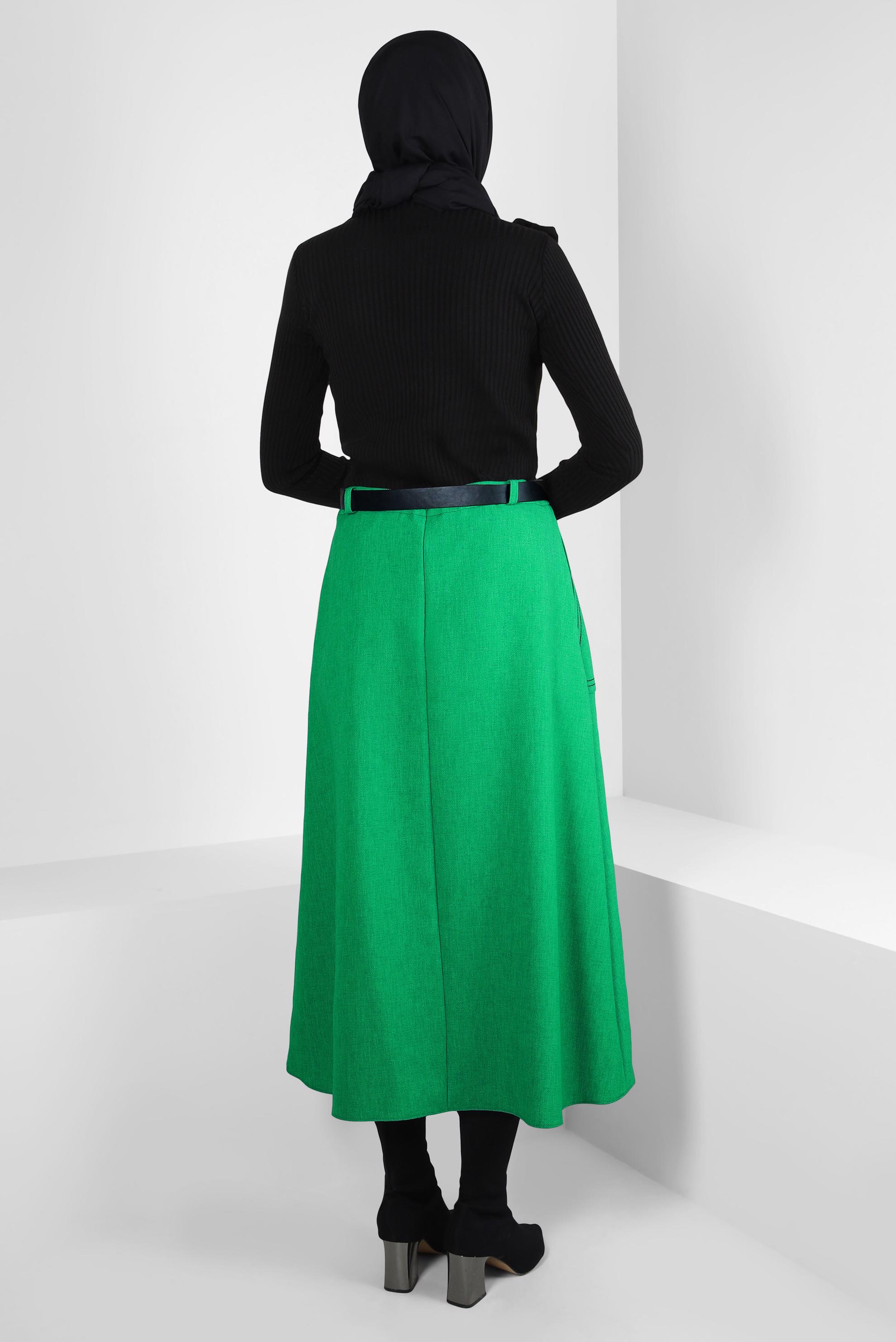 Vêtements hijab NOIR PULL DÉTAIL VOLANT 44070