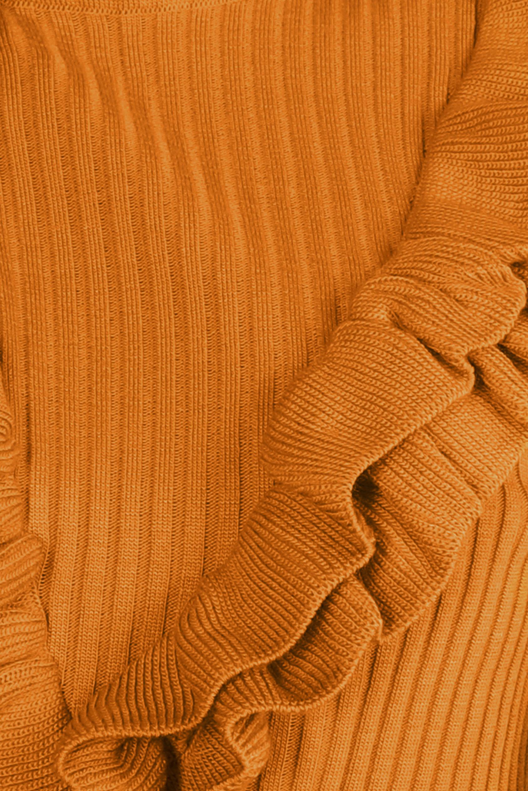 Hijab clothing YELLOW RUFFLE DETAIL SWEATER 44070