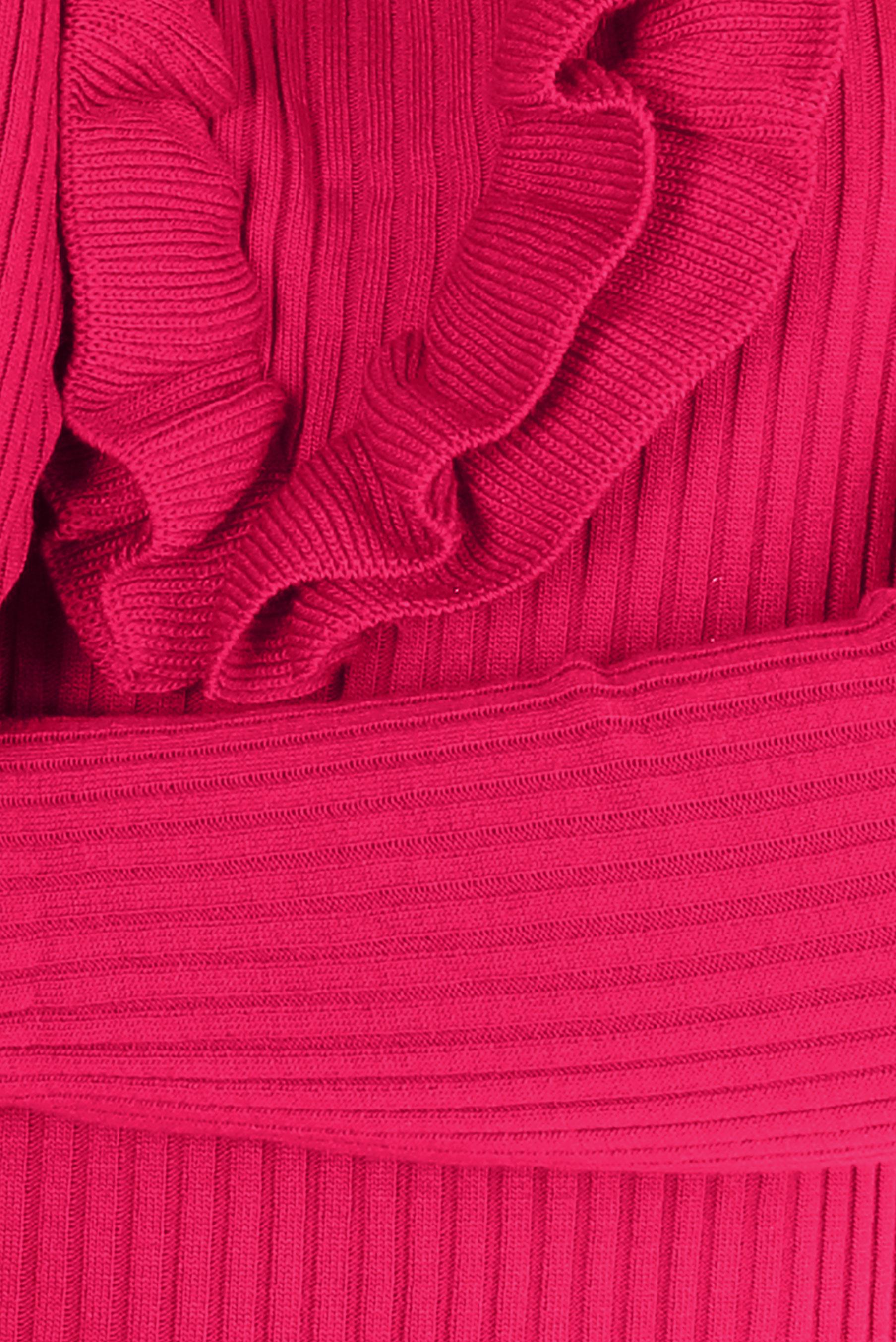Hijab clothing FUCHSIA RUFFLE DETAIL SWEATER 44070