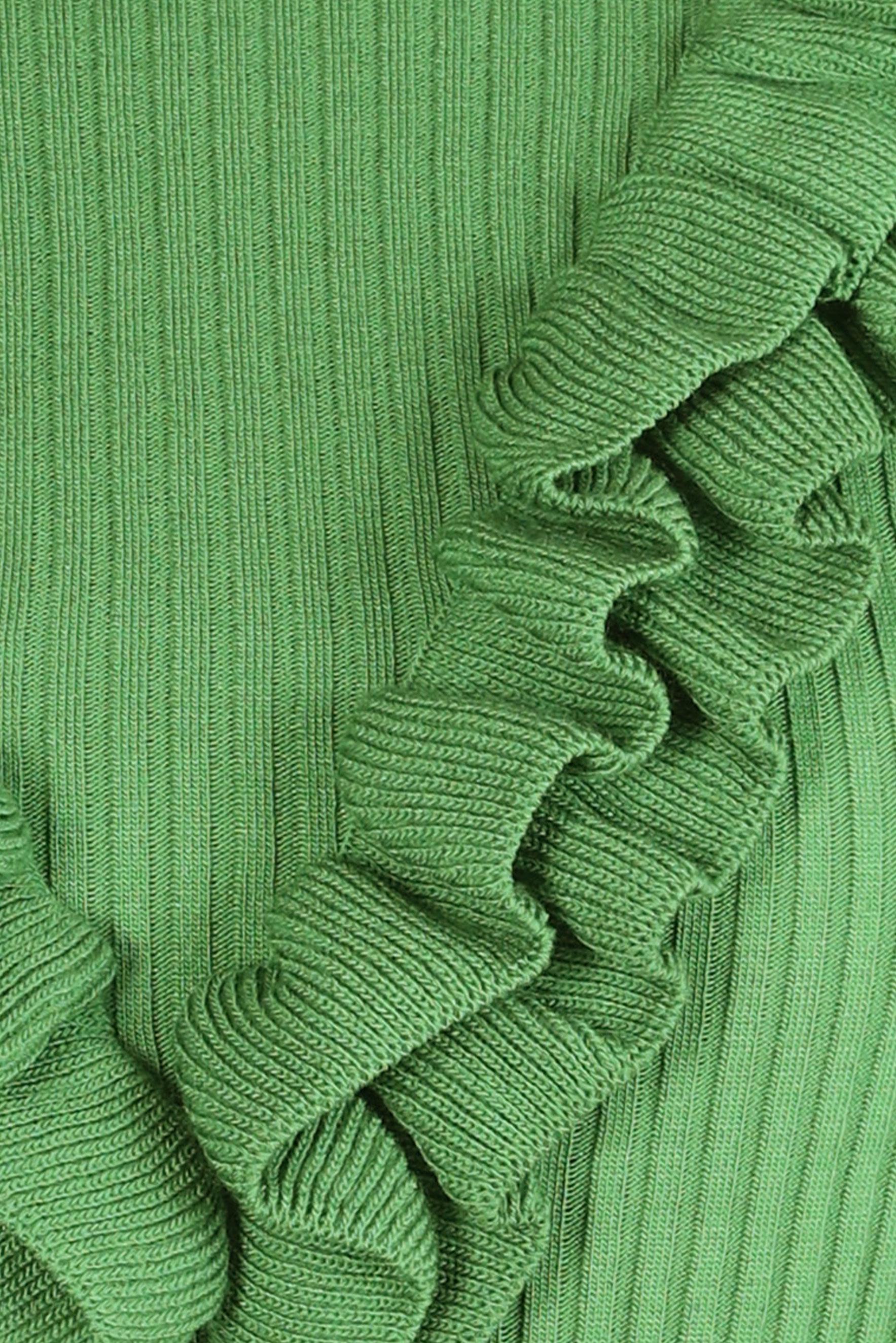 Vêtements hijab VERT PULL DÉTAIL VOLANT 44070
