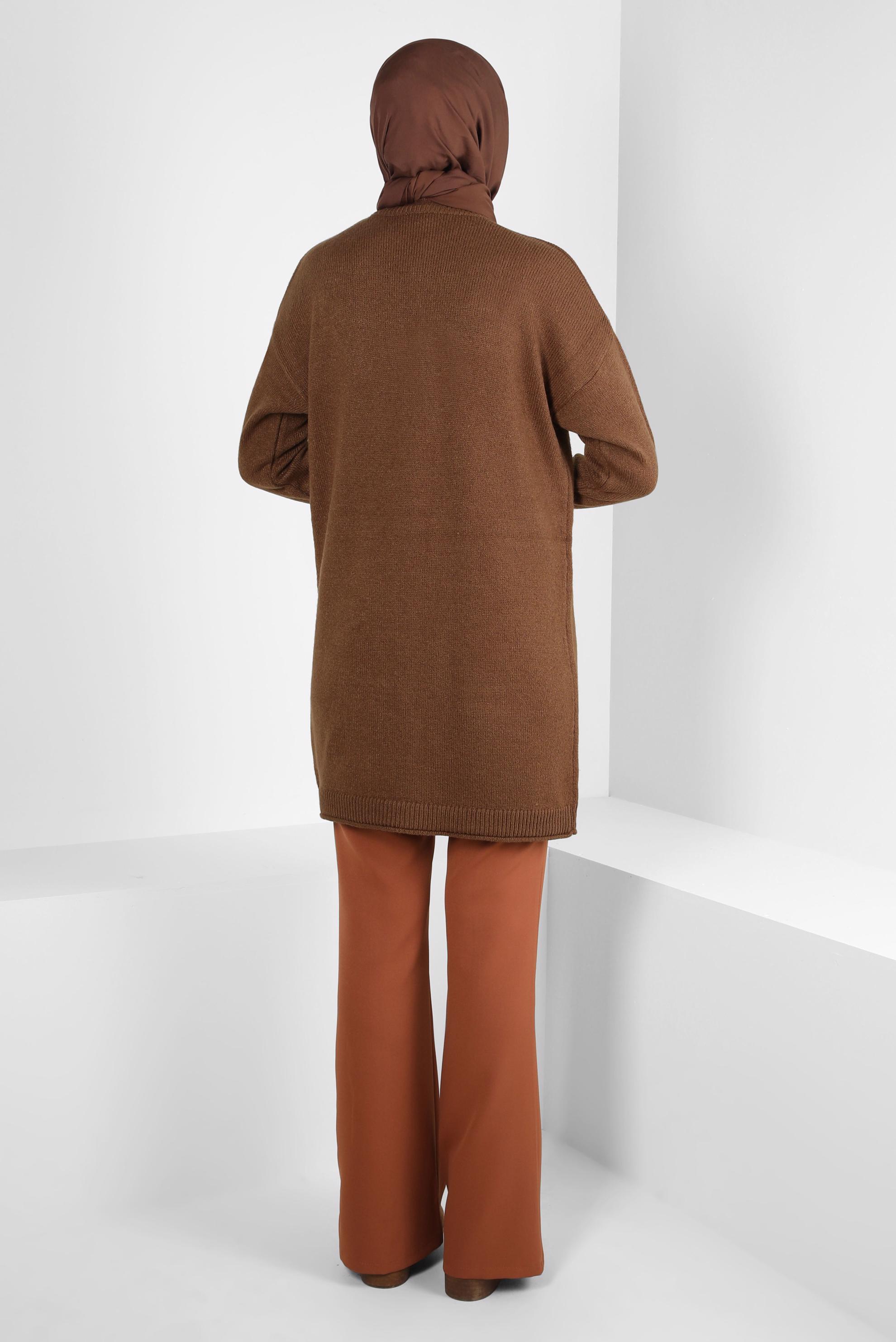 Hijab clothing TABA EMBROIDERED KNITWEAR TUNIC 44116