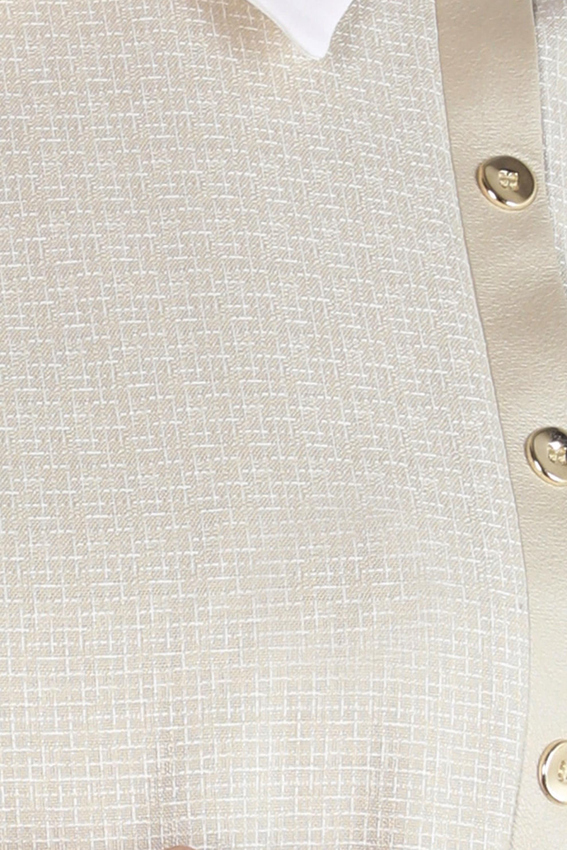 Tesettür giyim BEJ DÜĞME DETAYLI TUNİK 44138