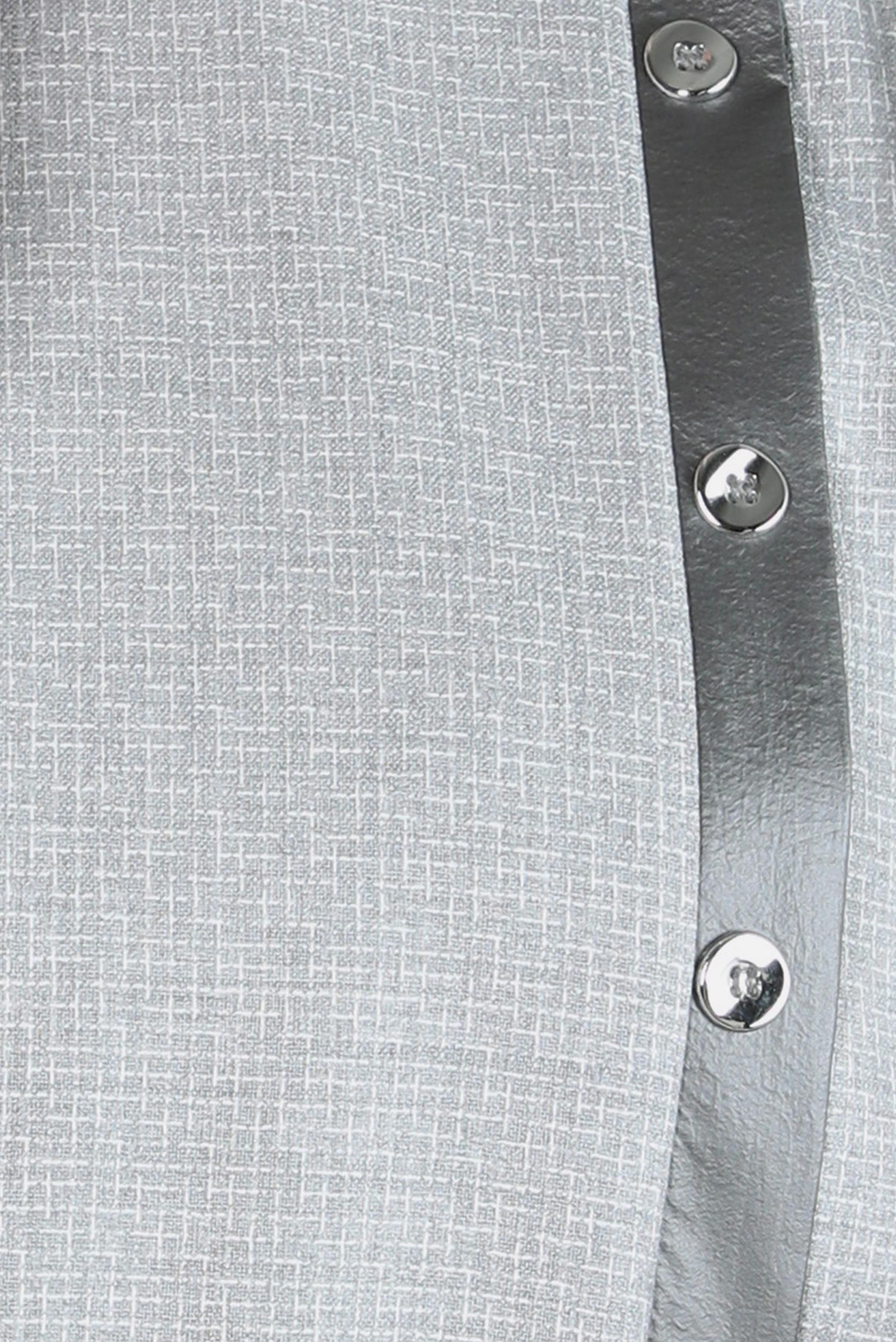 Tesettür giyim GRİ DÜĞME DETAYLI TUNİK 44138