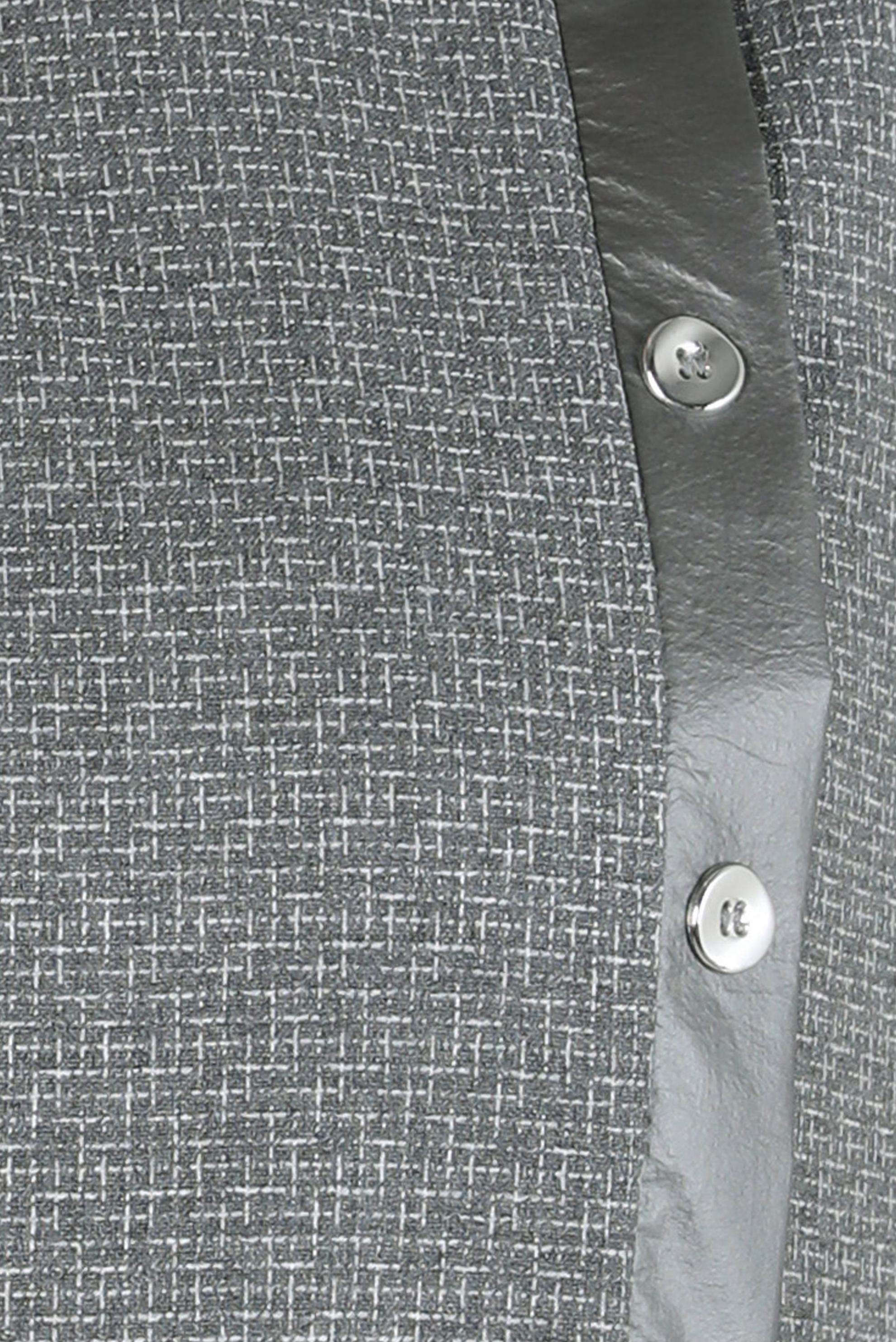 Tesettür giyim GRİ DÜĞME DETAYLI TUNİK 44138