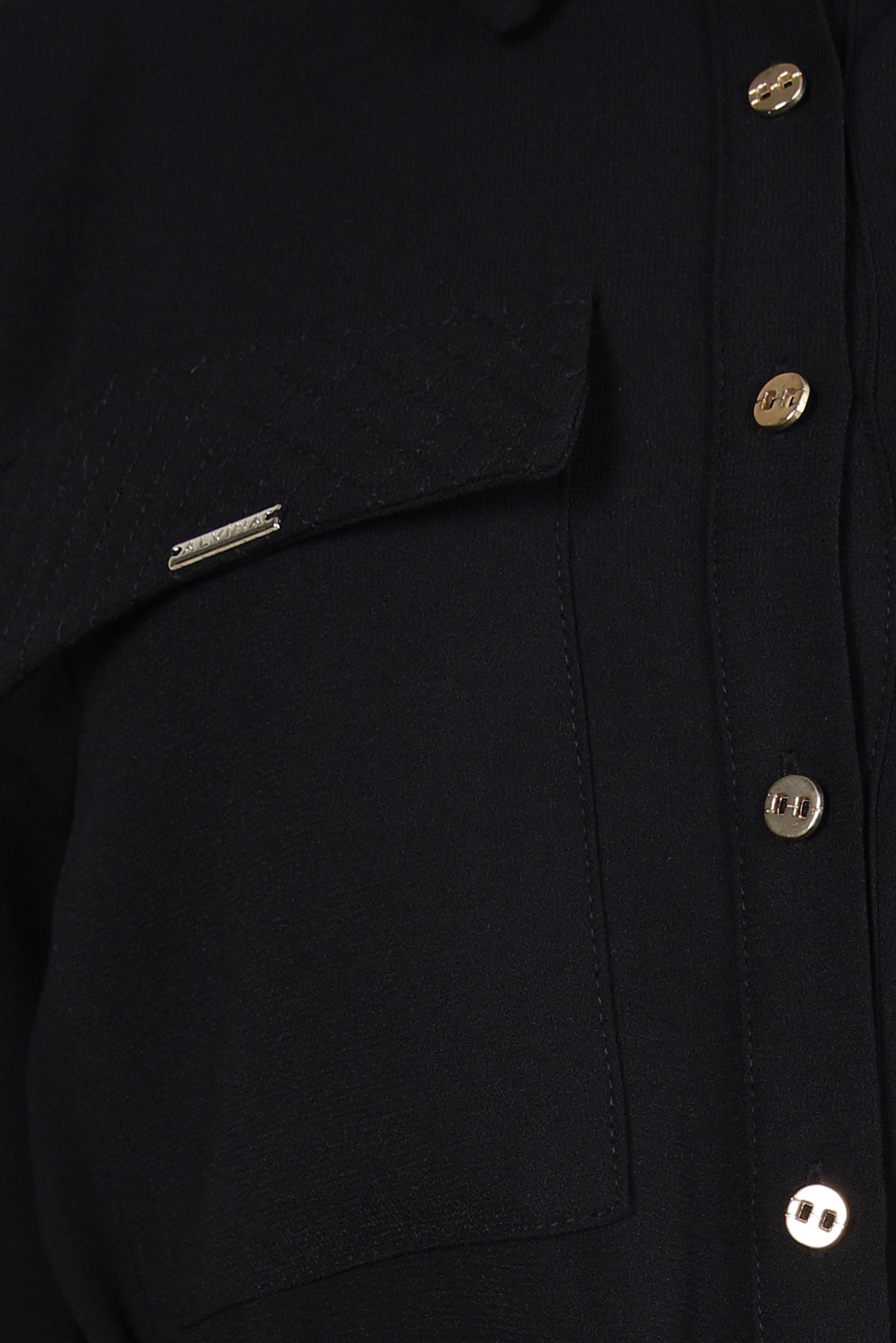 Tesettür giyim SİYAH KEMERLİ KREP TUNİK 44150