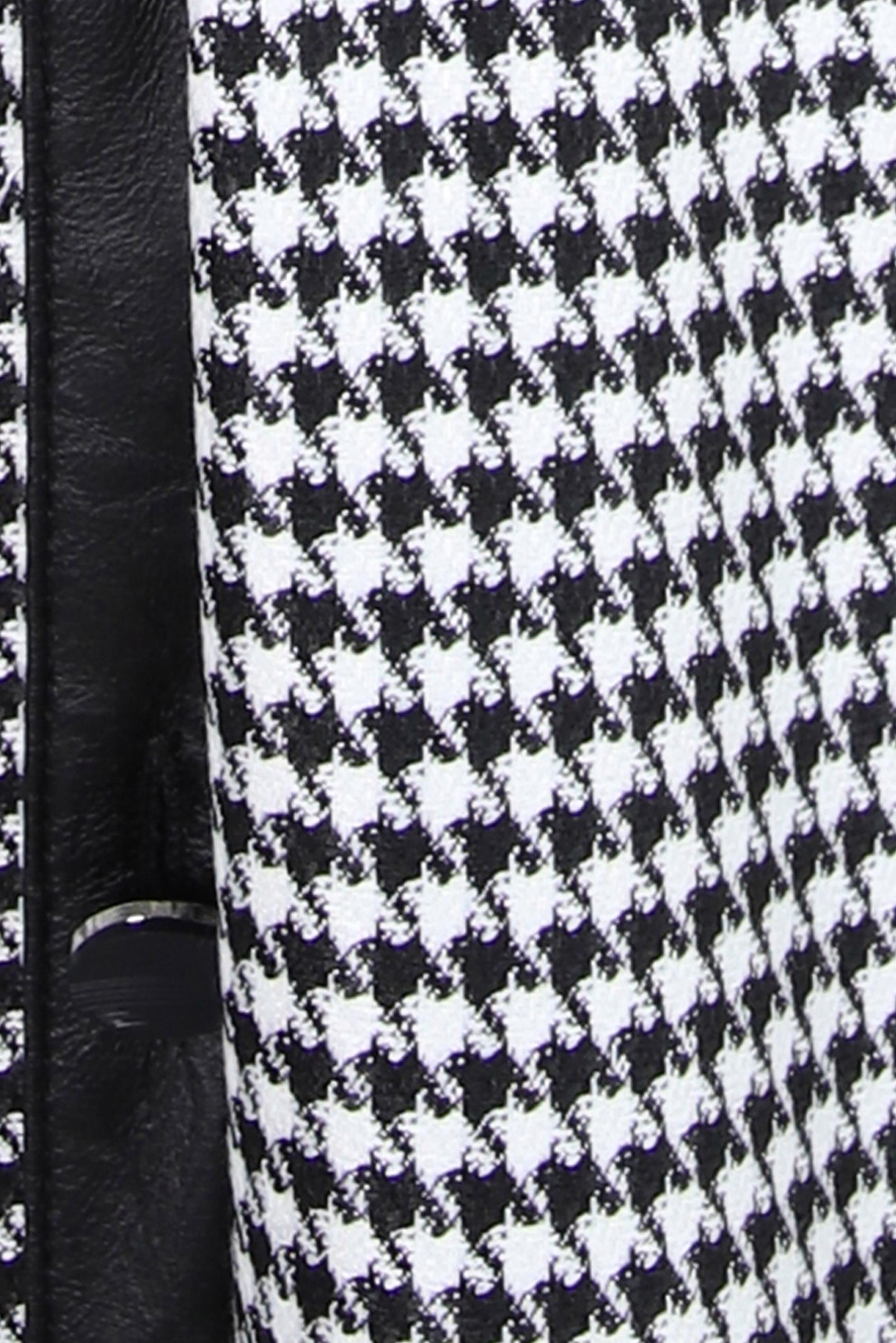 Tesettür giyim SİYAH KAZAYAĞI DESENLİ TUNİK 44201