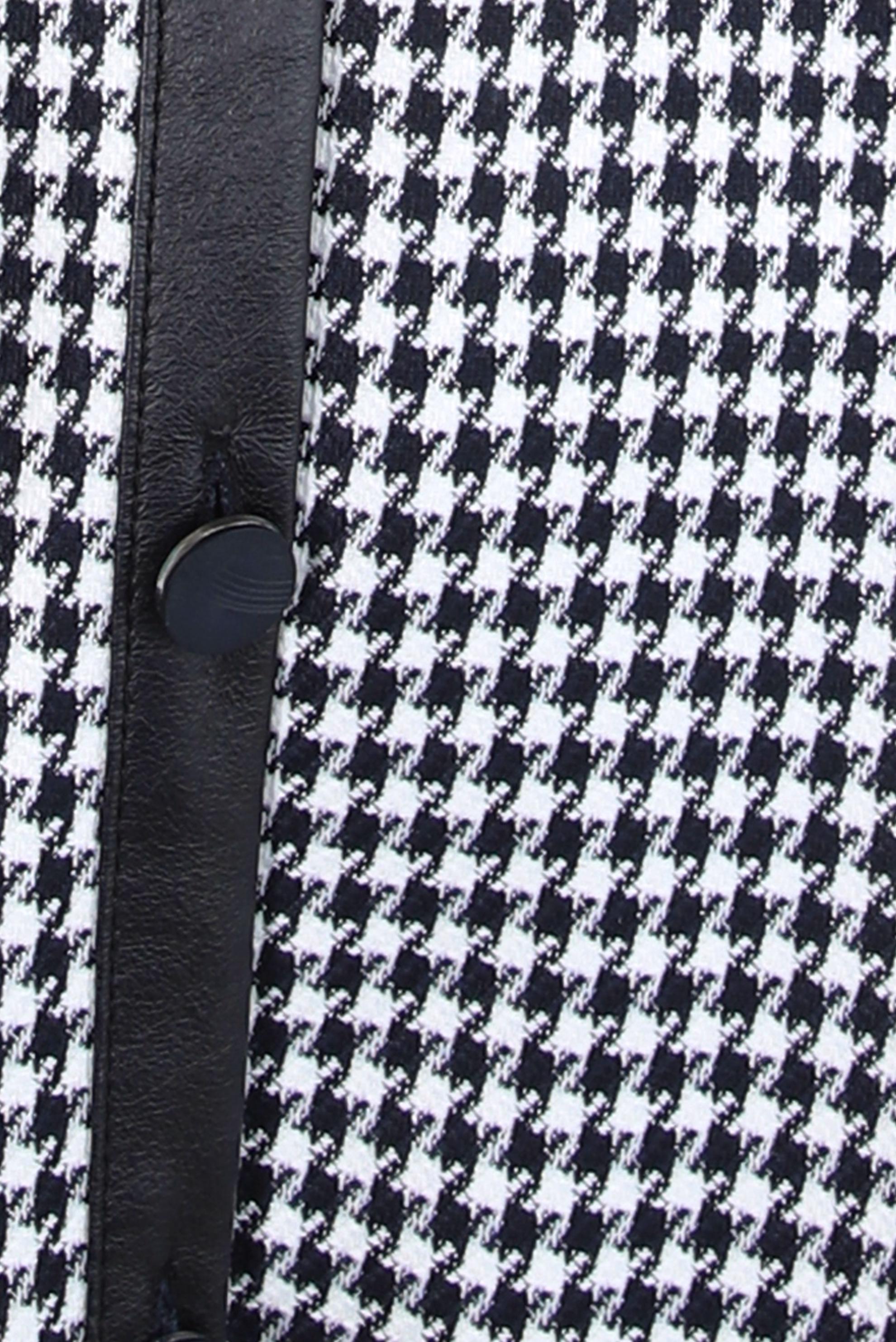 Tesettür giyim LACİVERT KAZAYAĞI DESENLİ TUNİK 44201