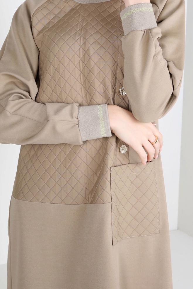 Hijab clothing BROWN 44202 8528 TUNİK 38-44 TEK 40 - ALVİNA