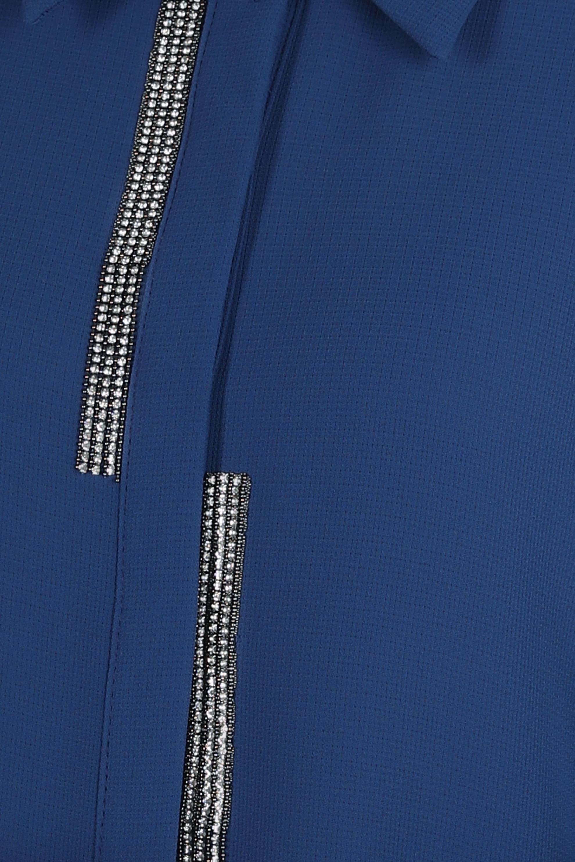 Tesettür giyim LACİVERT TAŞ DETAYLI TUNİK 44206