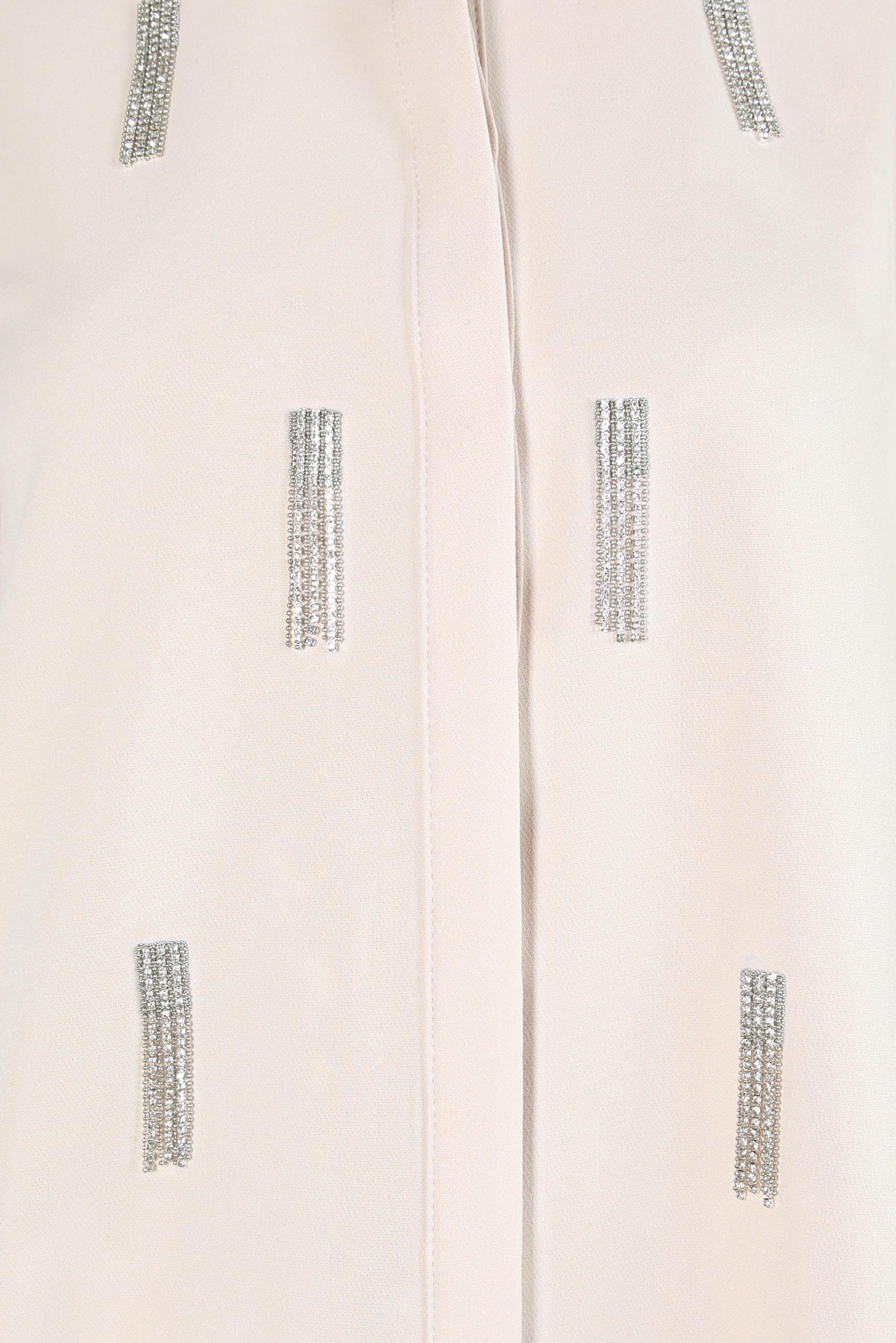 Tesettür giyim EKRU TAŞ DETAYLI TUNİK 44207