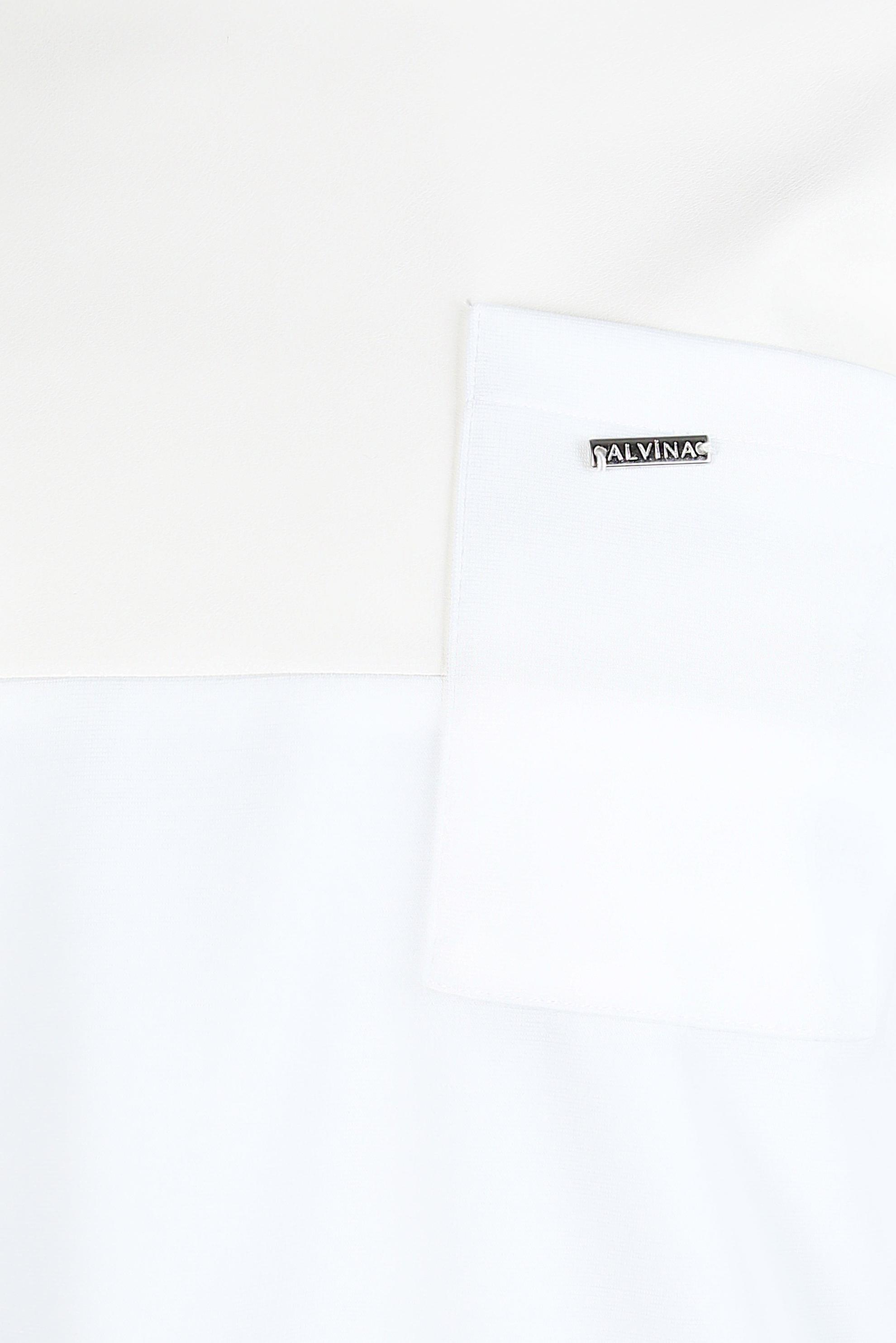 Tesettür giyim BEYAZ BOĞAZLI YAKA TUNİK 44244