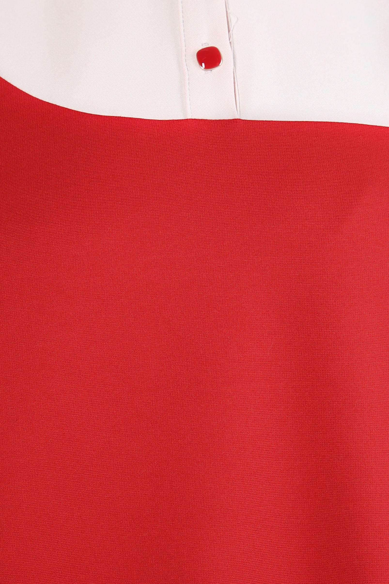 Tesettür giyim KIRMIZI İKİ RENKLİ TUNİK 44268