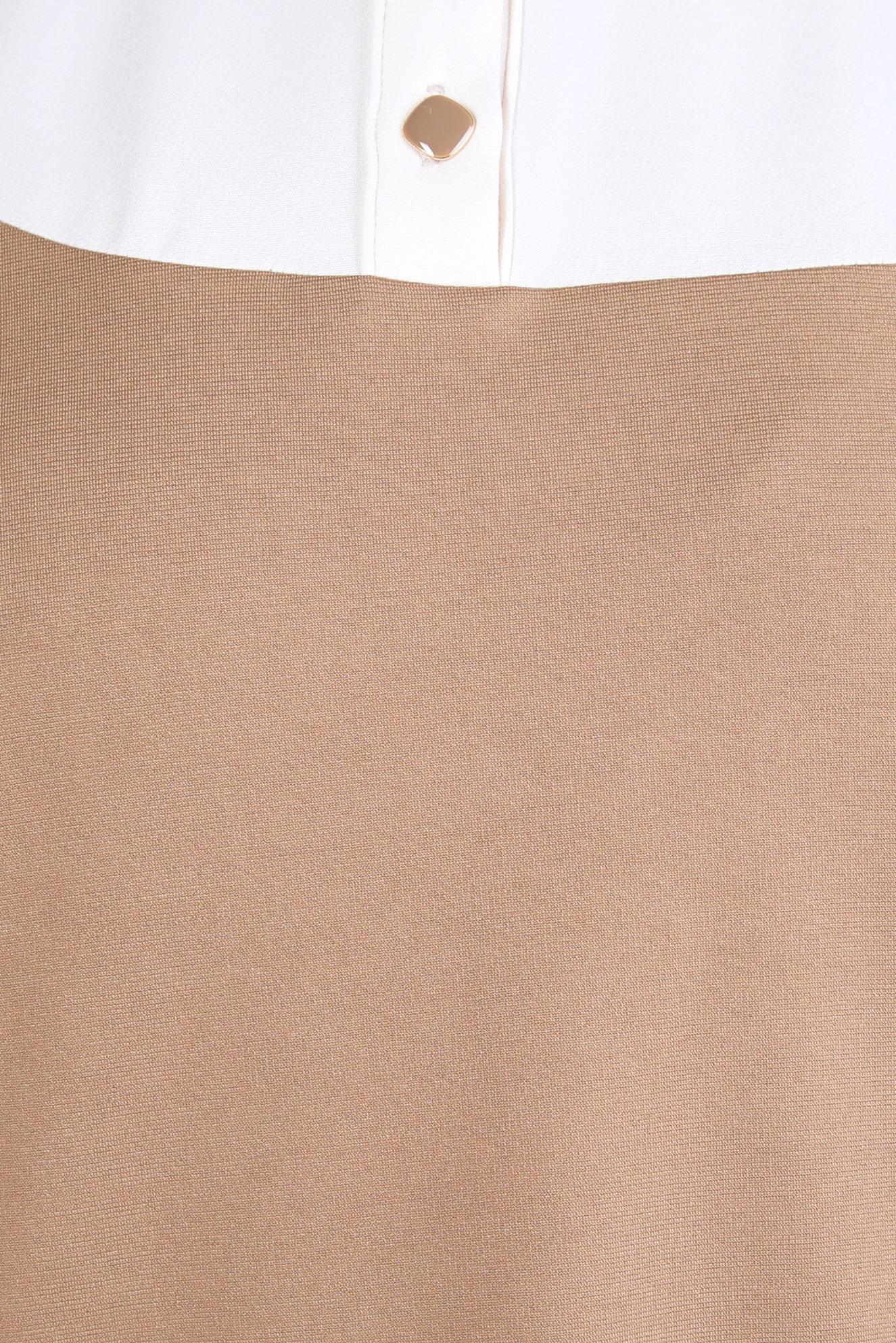 Tesettür giyim BEJ İKİ RENKLİ TUNİK 44268