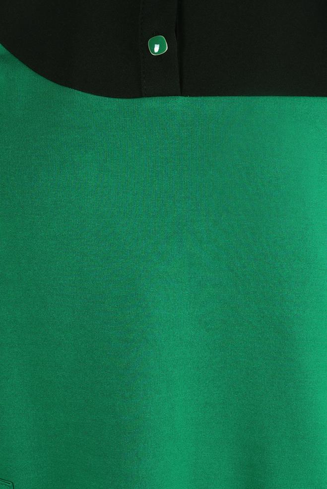 Hijab clothing GREEN DOUBLE COLORED TUNIC 44268 - ALVİNA