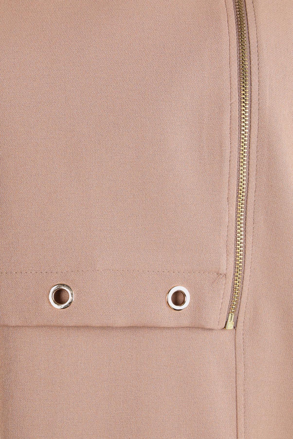 Tesettür giyim KAHVE KUŞGÖZÜ DETAYLI TUNİK 44292