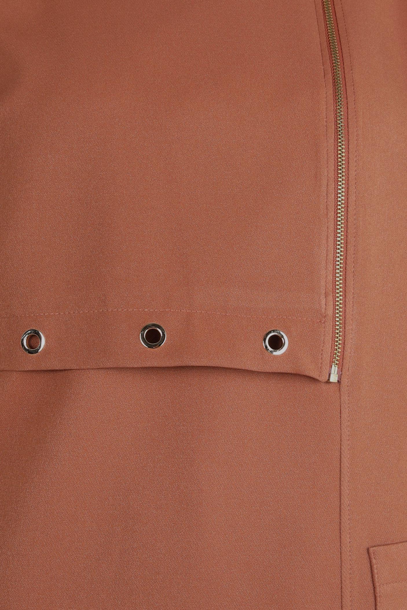 Tesettür giyim TABA KUŞGÖZÜ DETAYLI TUNİK 44292