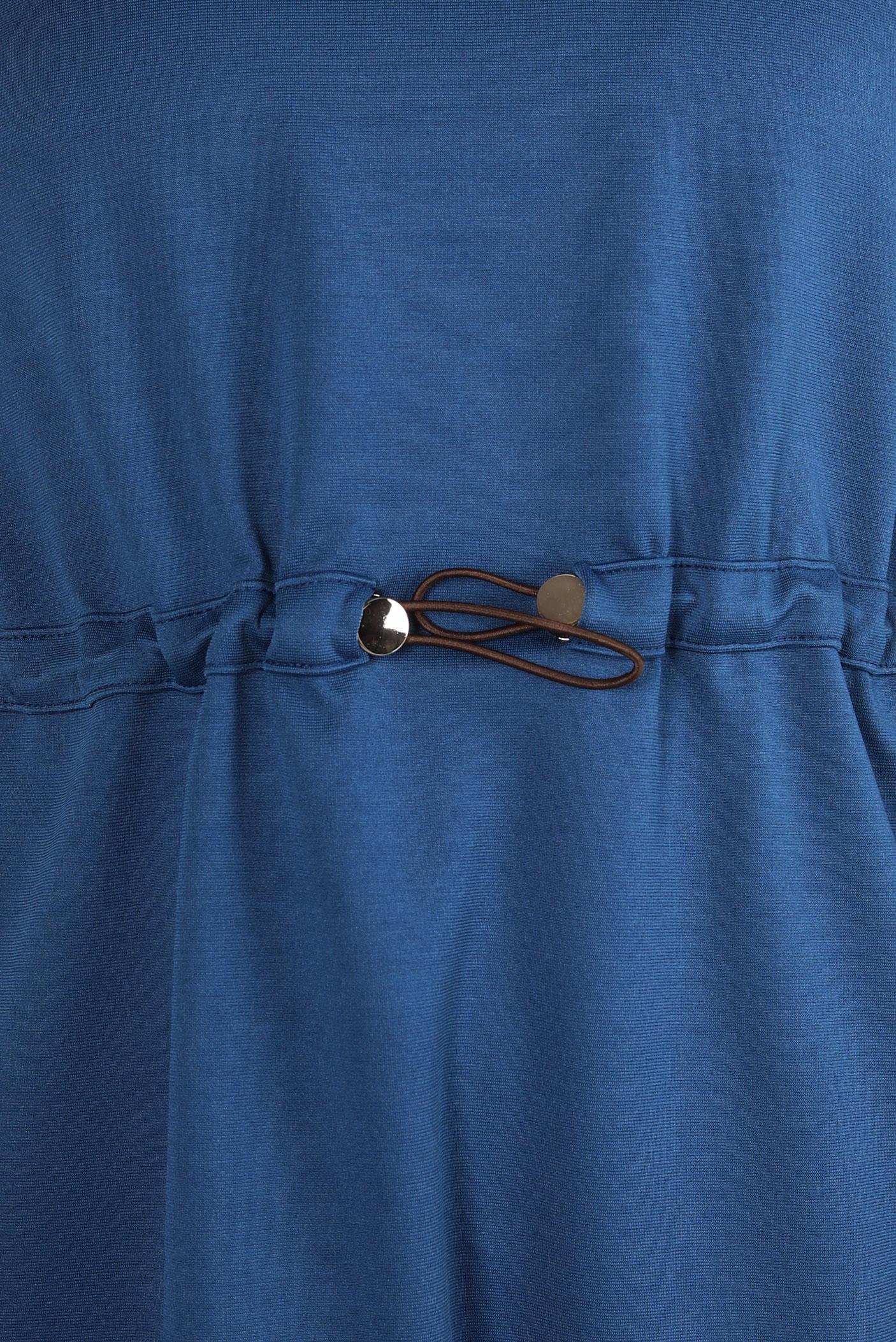 Tesettür giyim LACİVERT GÖMLEK YAKA TUNİK 44313