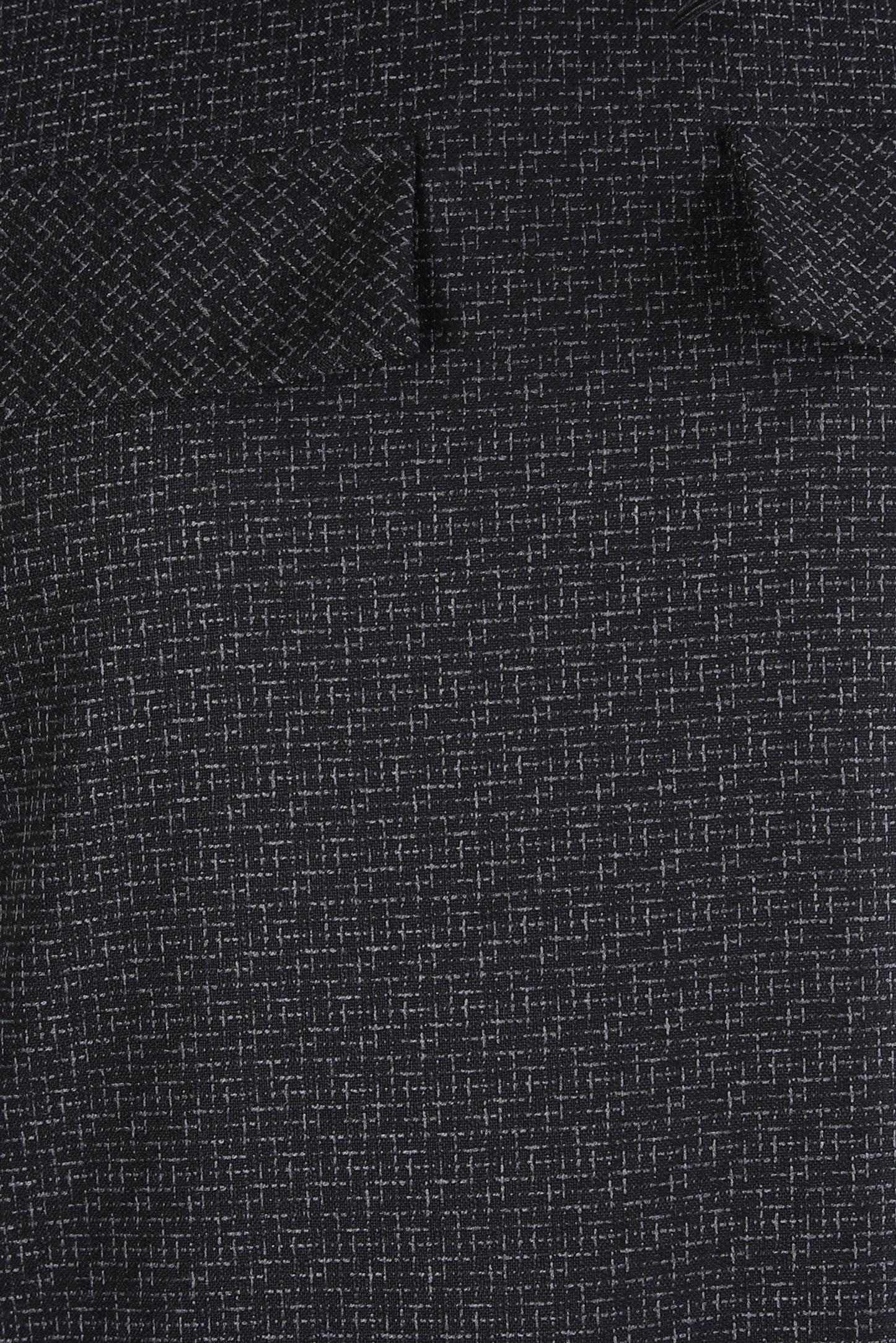 Tesettür giyim SİYAH YAKASI BÜZGÜLÜ TUNİK 44316