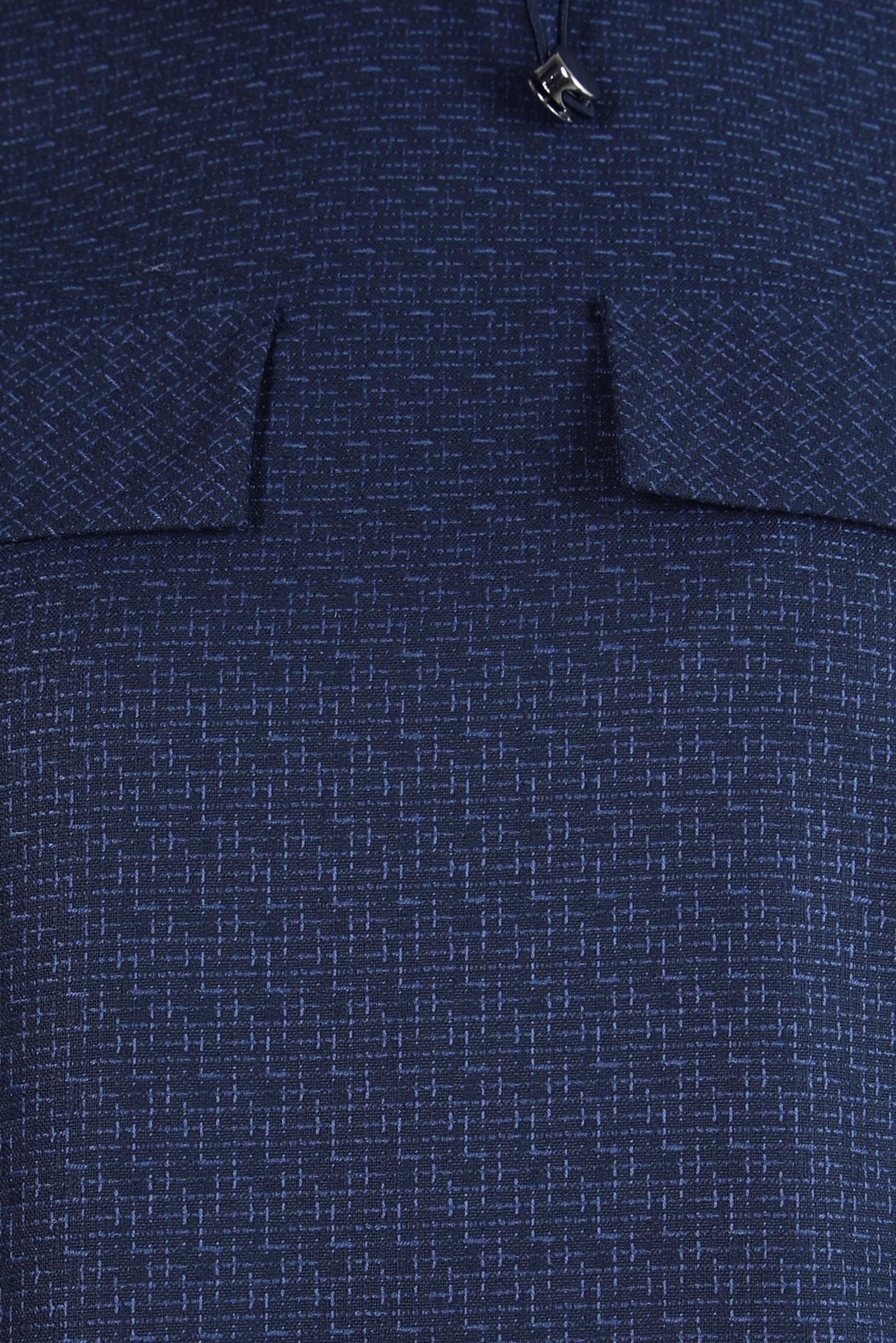 Tesettür giyim LACİVERT YAKASI BÜZGÜLÜ TUNİK 44316