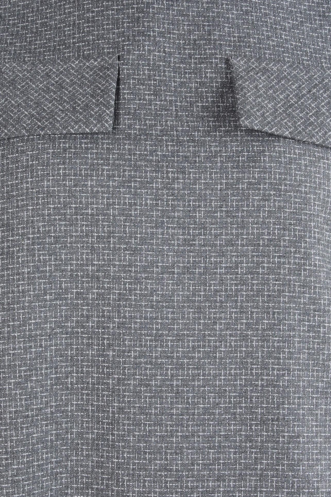 Tesettür giyim GRİ YAKASI BÜZGÜLÜ TUNİK 44316