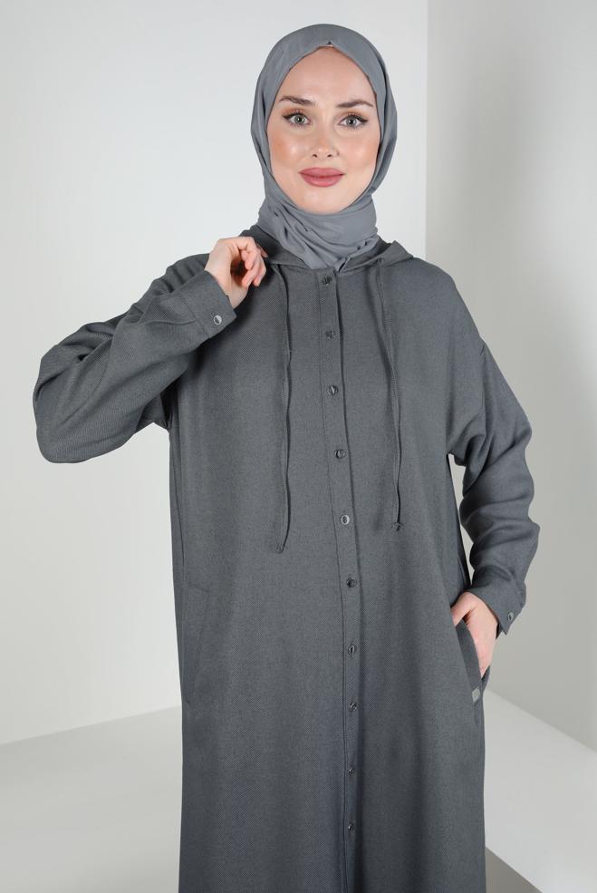 Hijab clothing GREY 44341 44115 TUNİK 40/48 TEK38 - ALVİNA