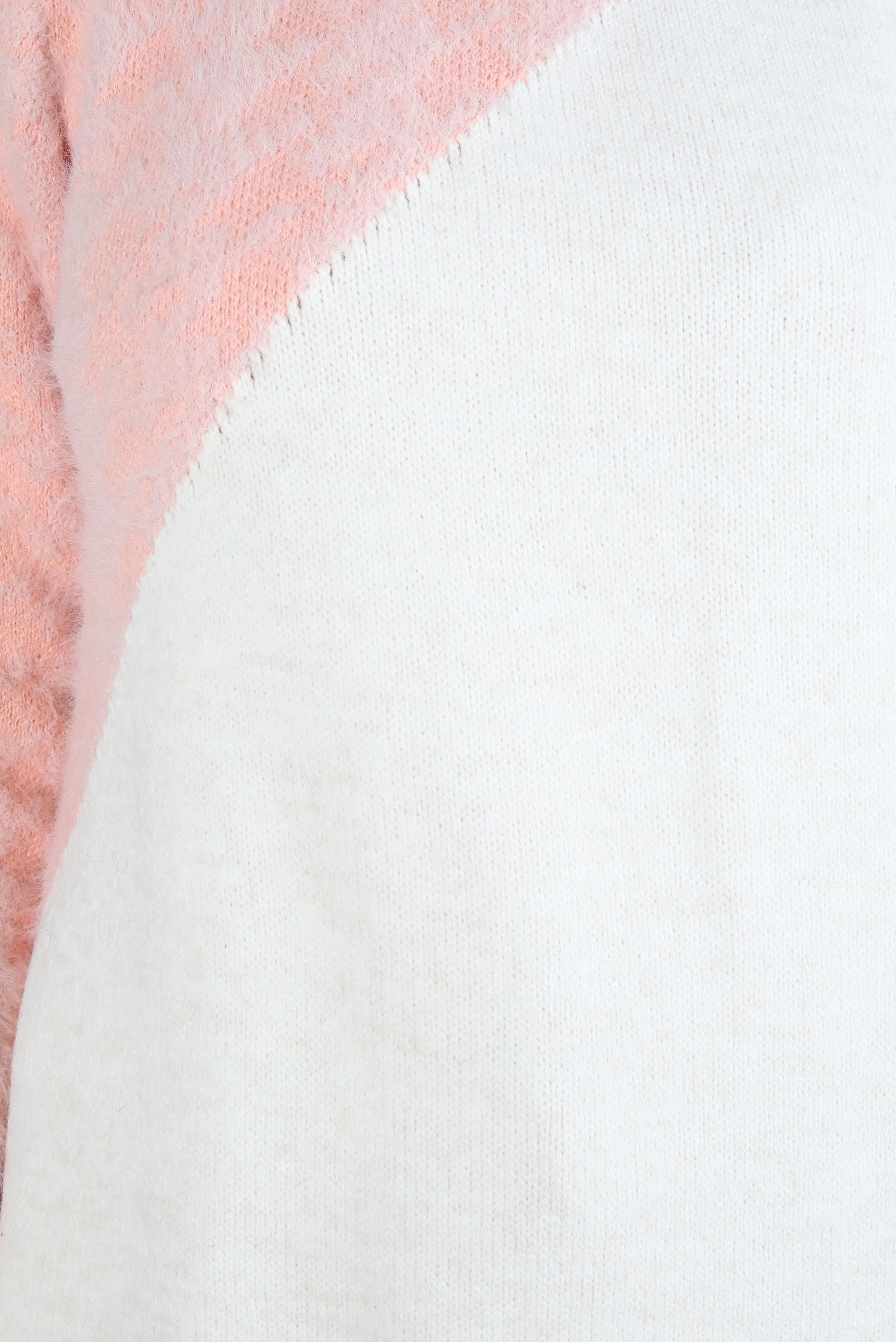 Tesettür giyim PUDRA İKİ RENKLİ TRİKO TUNİK 44349