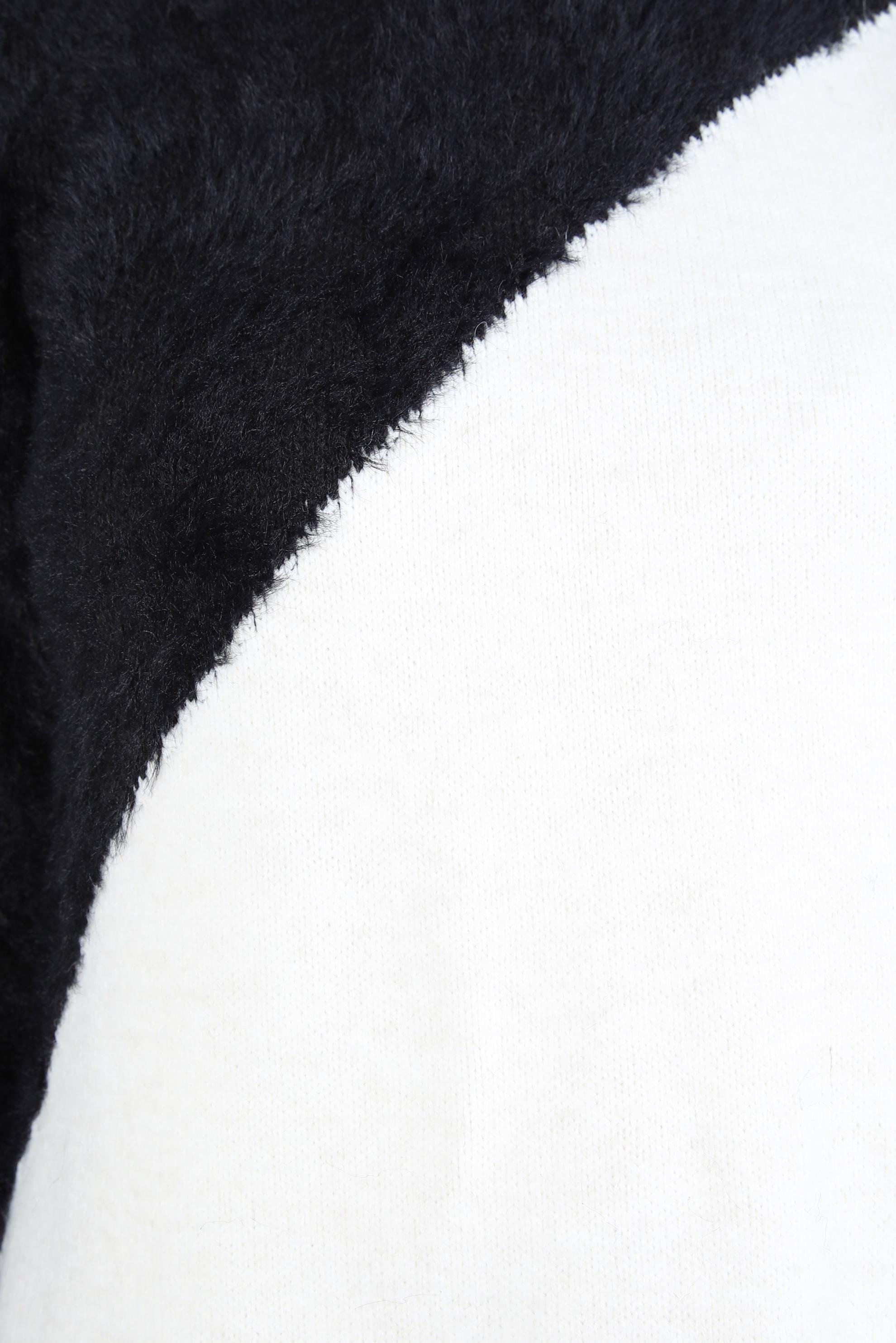 Tesettür giyim BEJ İKİ RENKLİ TRİKO TUNİK 44349