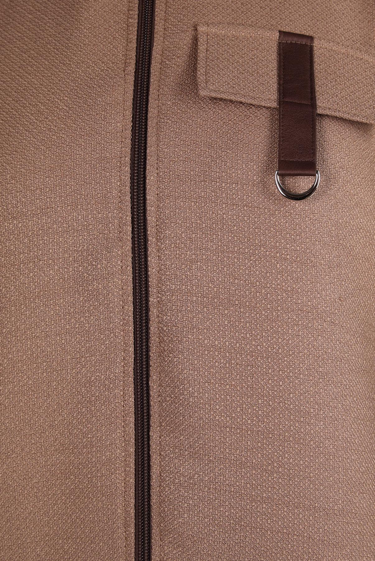 Tesettür giyim KAHVE FERMUARLI TUNİK 44355