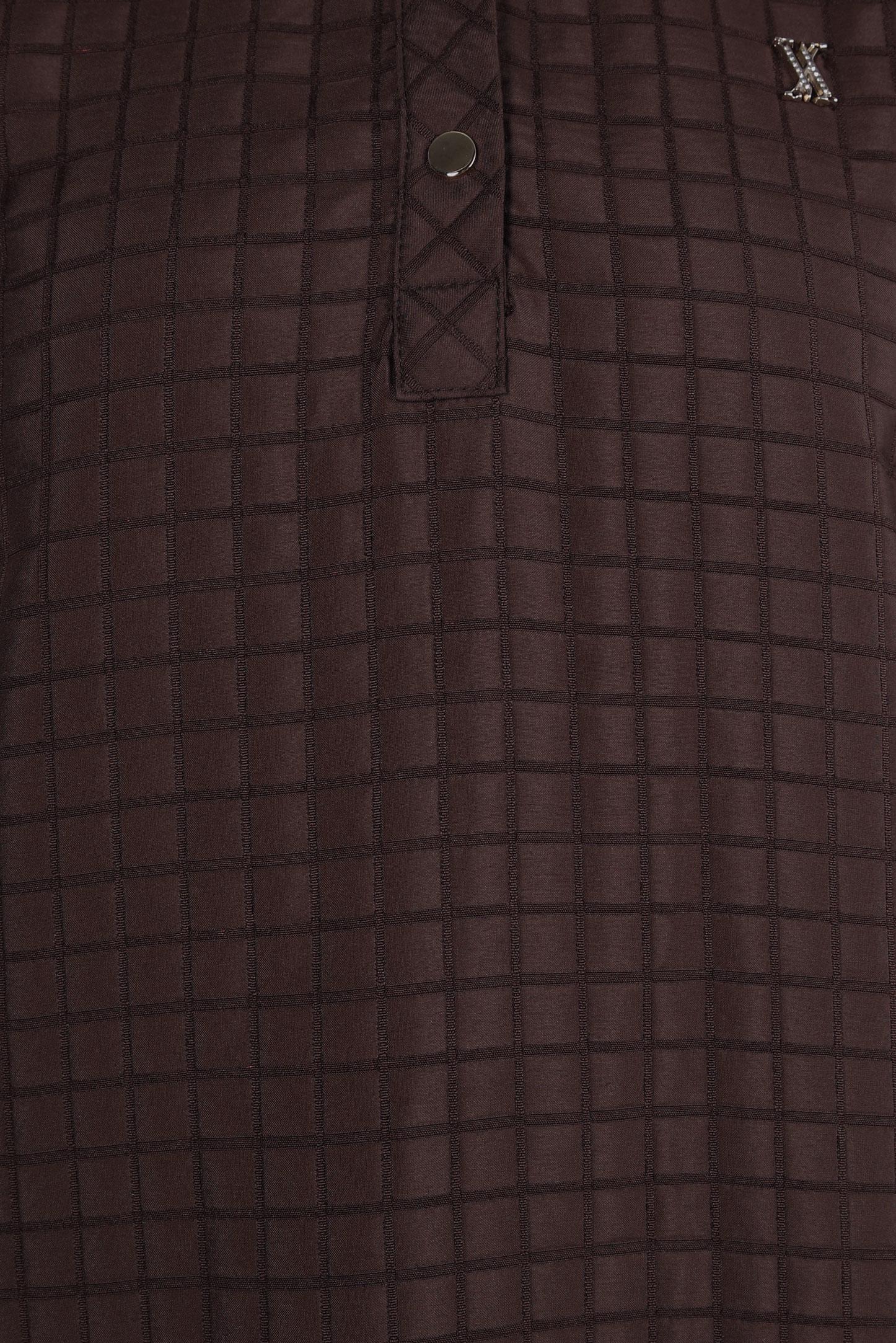 Tesettür giyim KAHVE KAPÜŞONLU TUNİK 44358