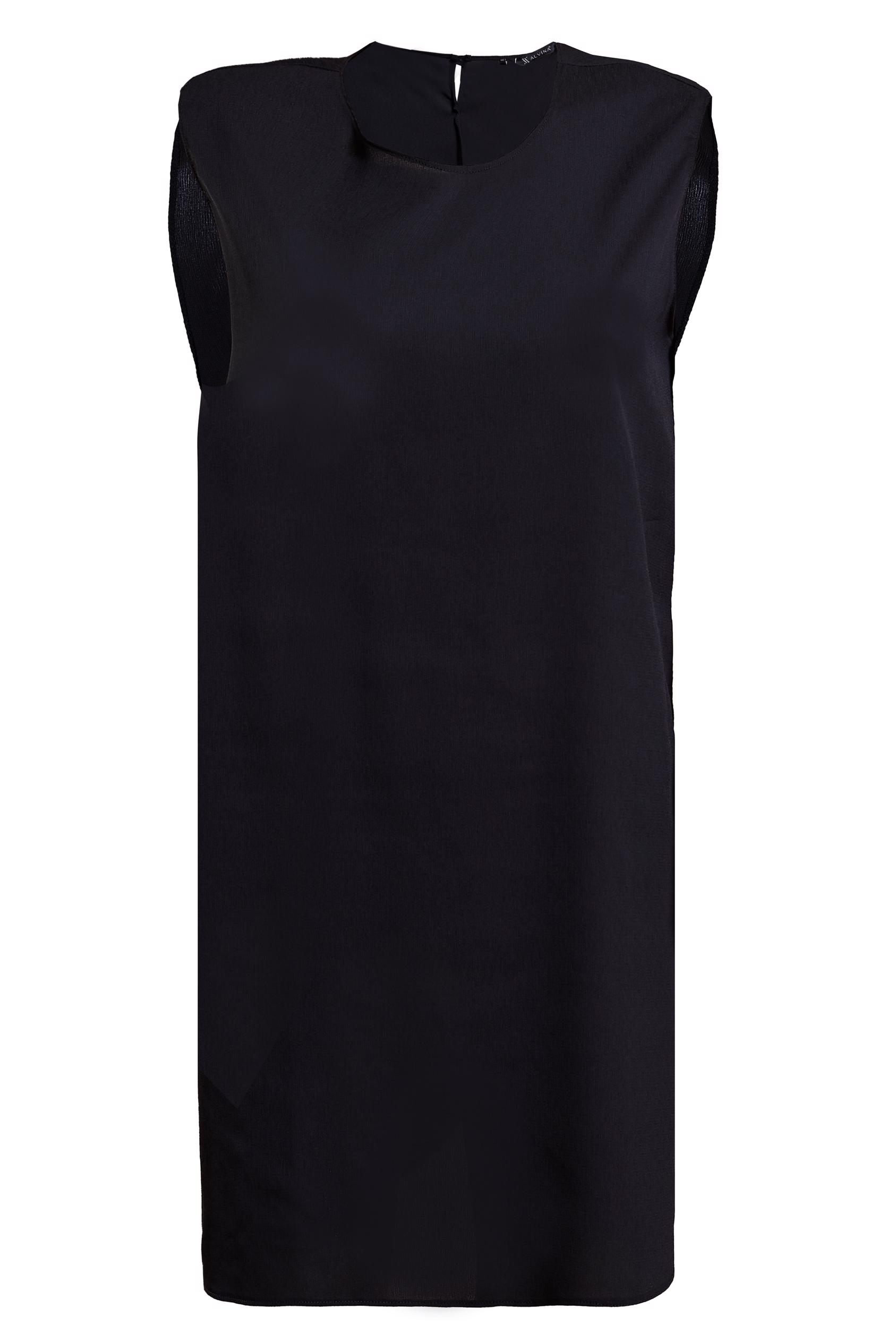 Tesettür giyim SİYAH KOLSUZ İÇ TUNİK 4485