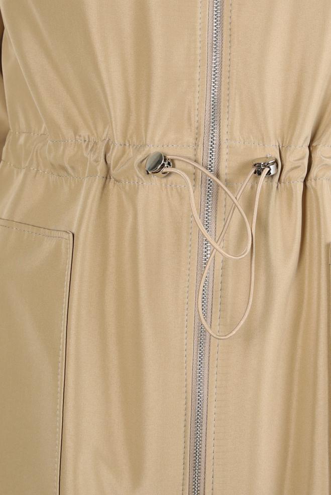 Hijab clothing BROWN BELTED TRENCH COAT 10802 - ALVİNA