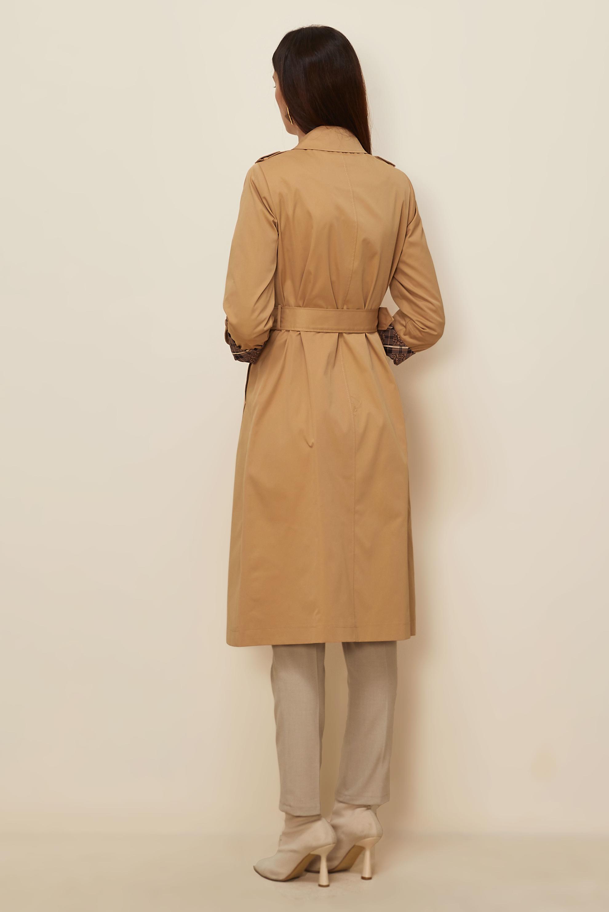 Hijab clothing TABA BELTED TRENCH COAT 10807