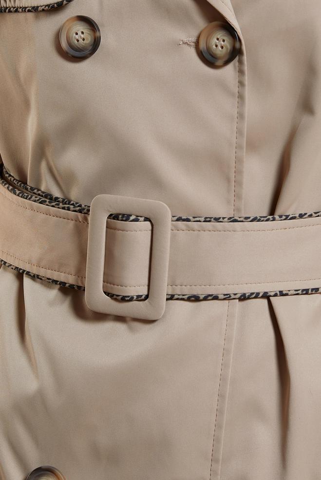 Hijab clothing BROWN 10808 LOFT TRENÇKOT 38/46 TEK40 - ALVİNA