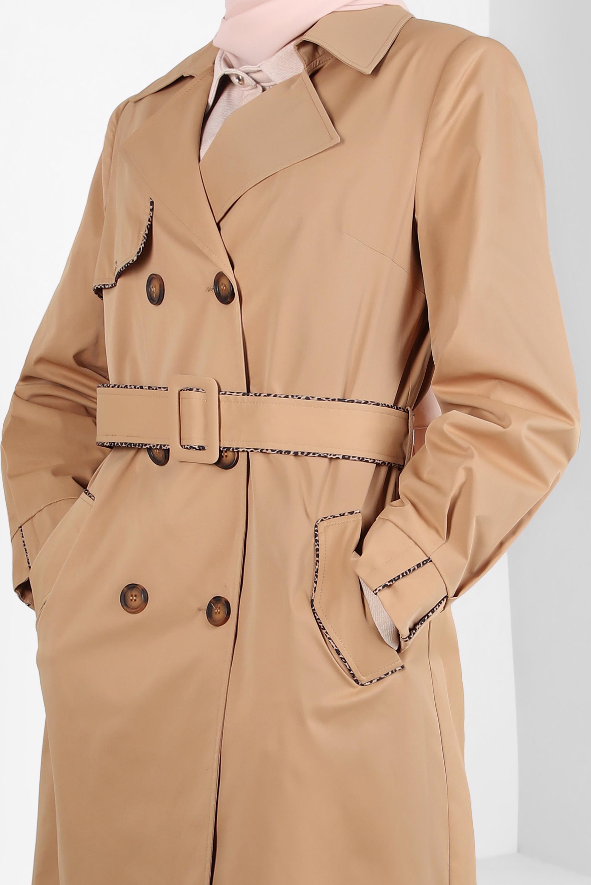 Vêtements hijab TABA TRENCH-COAT CEINTURE 10808