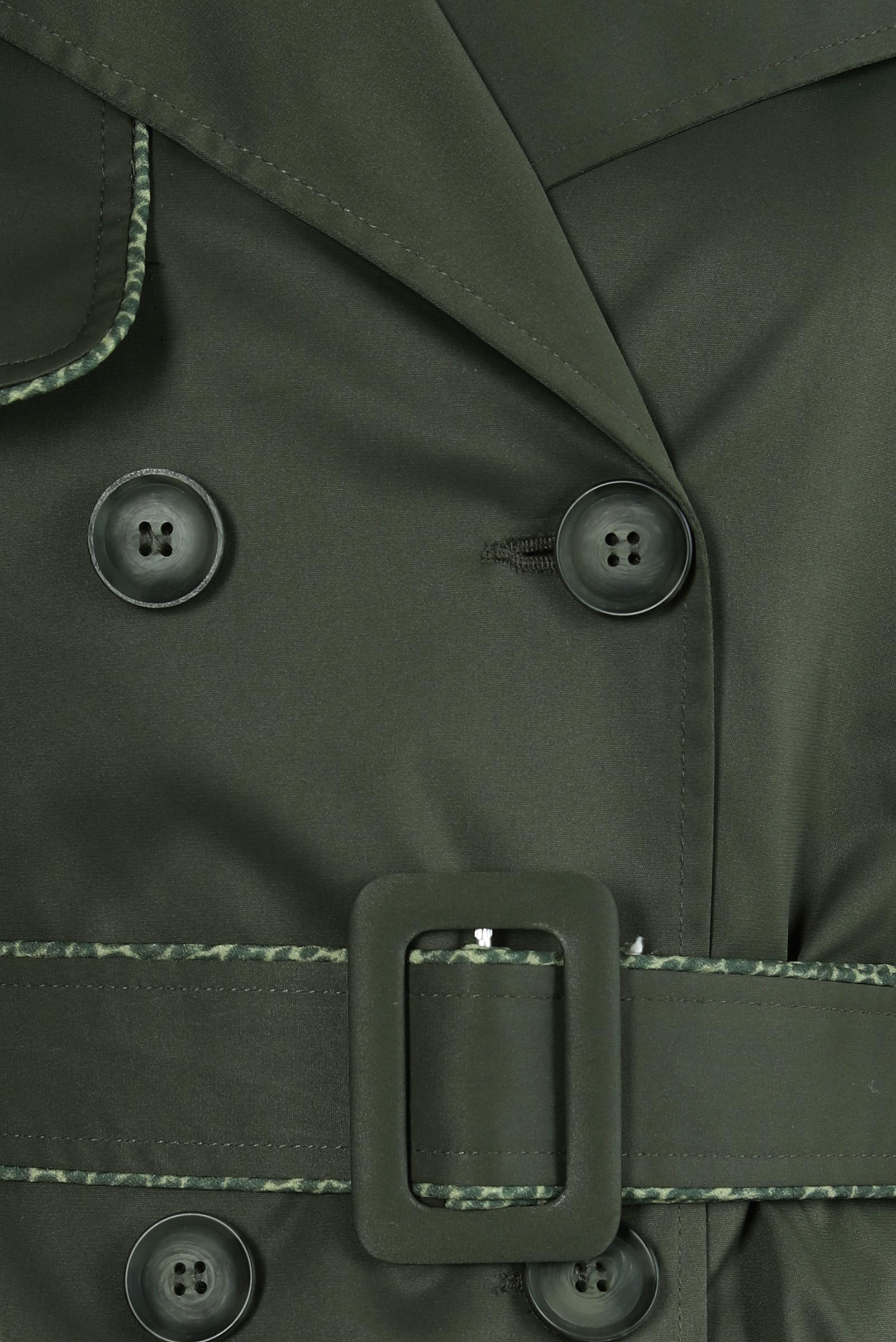 Vêtements hijab KAKI TRENCH-COAT CEINTURE 10808