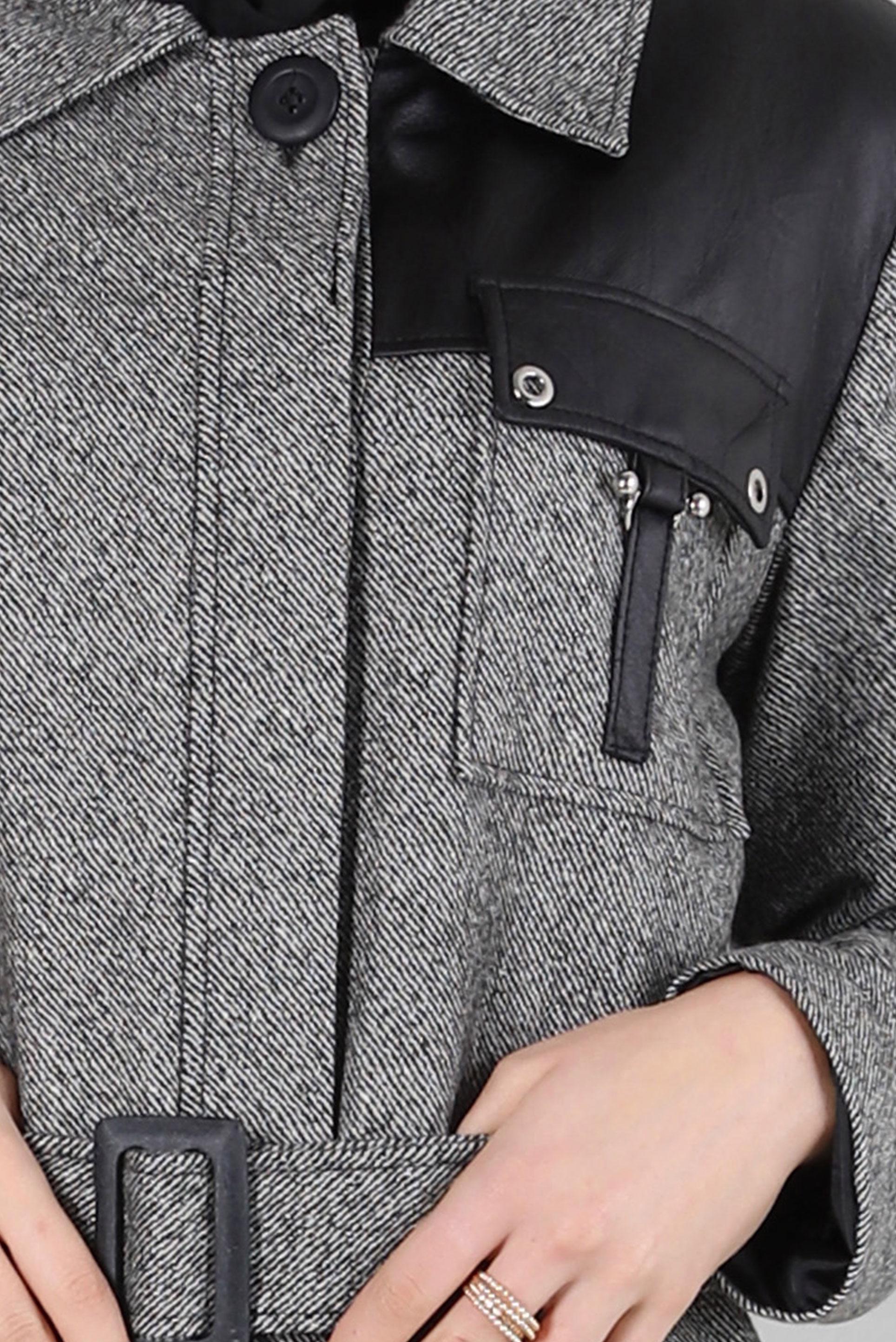 Vêtements hijab NOIR TRENCH-COAT CEINTURE 10813